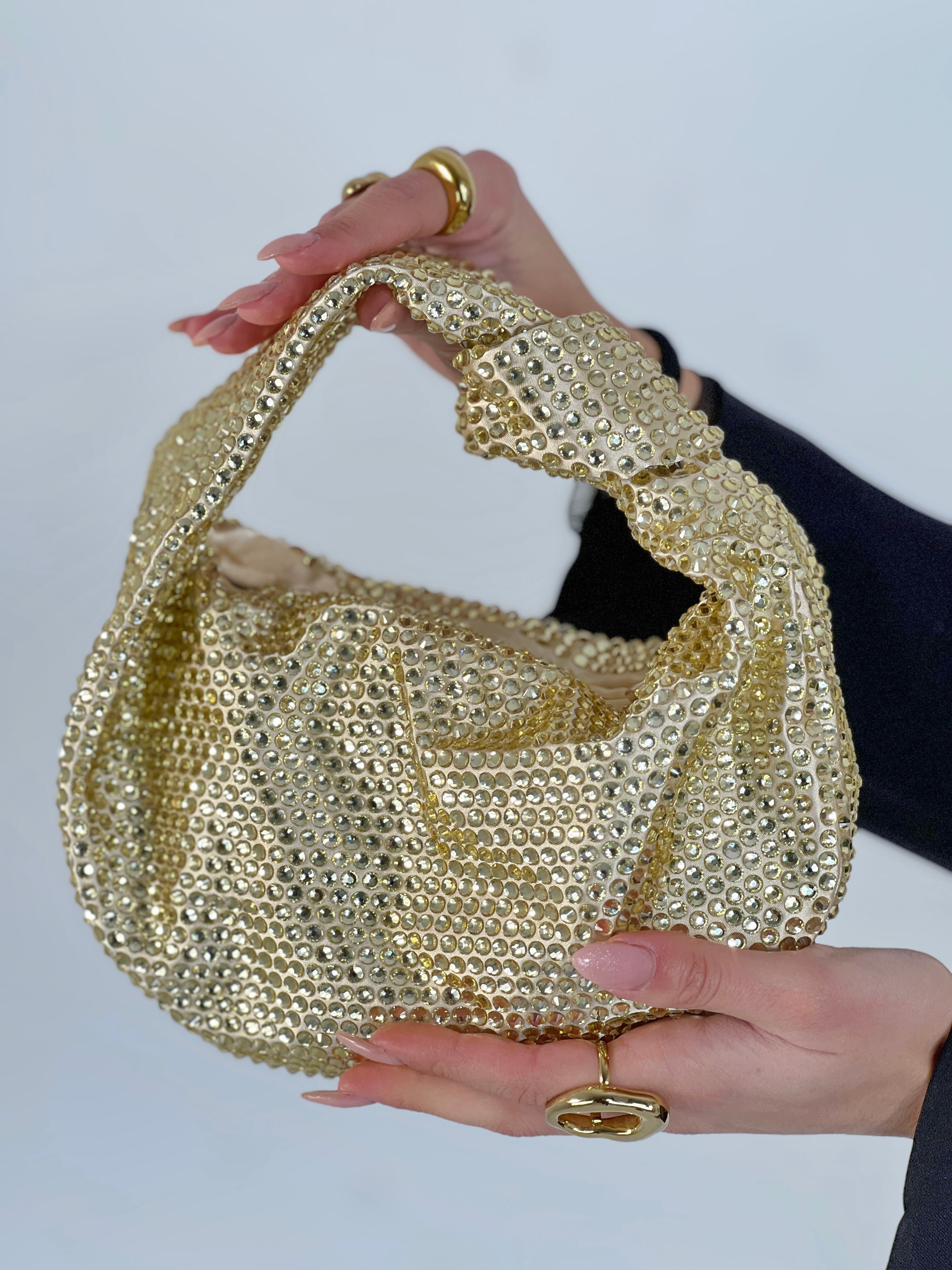Bolso brillantes Caviar
