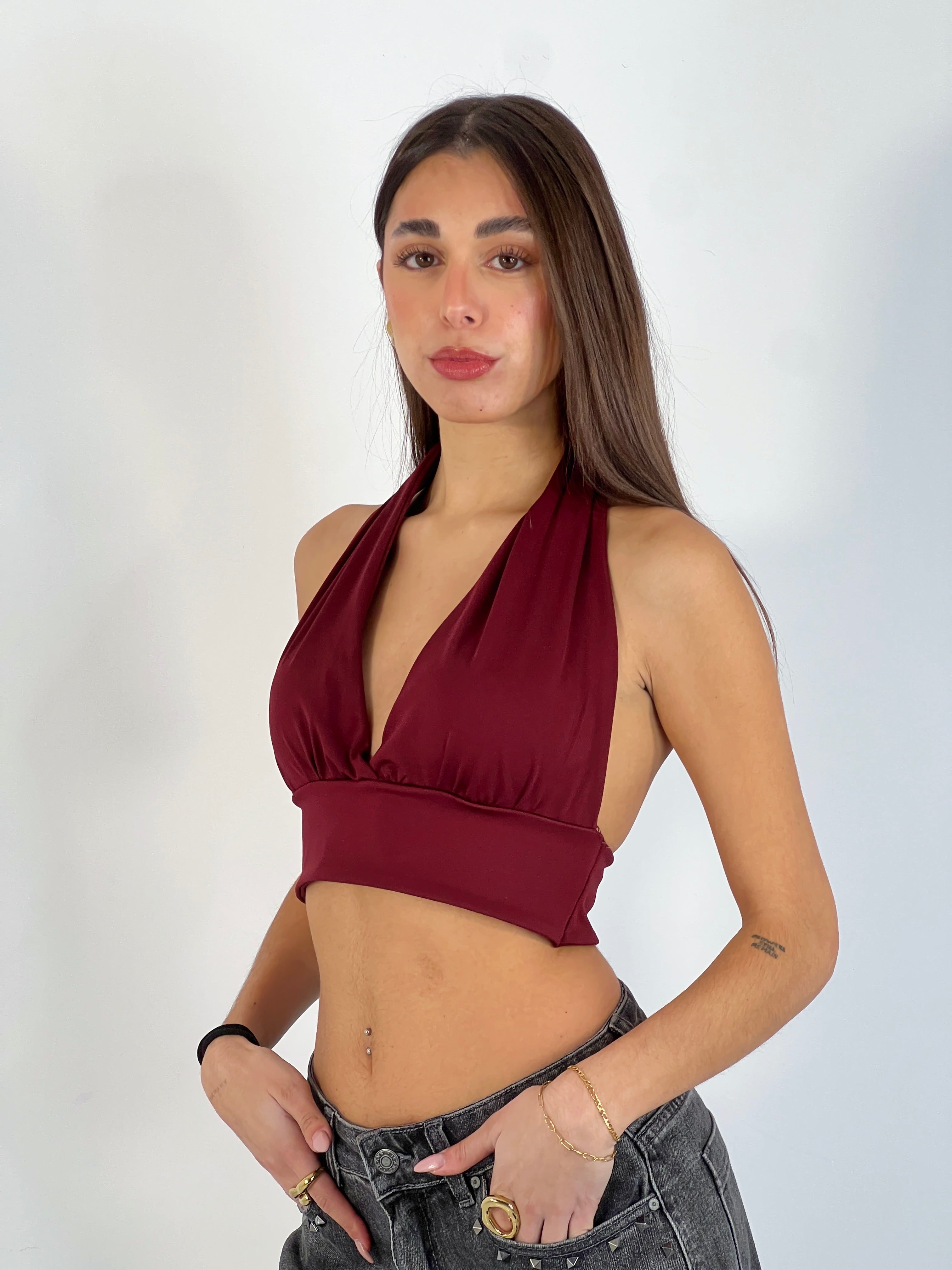 Top halter licra