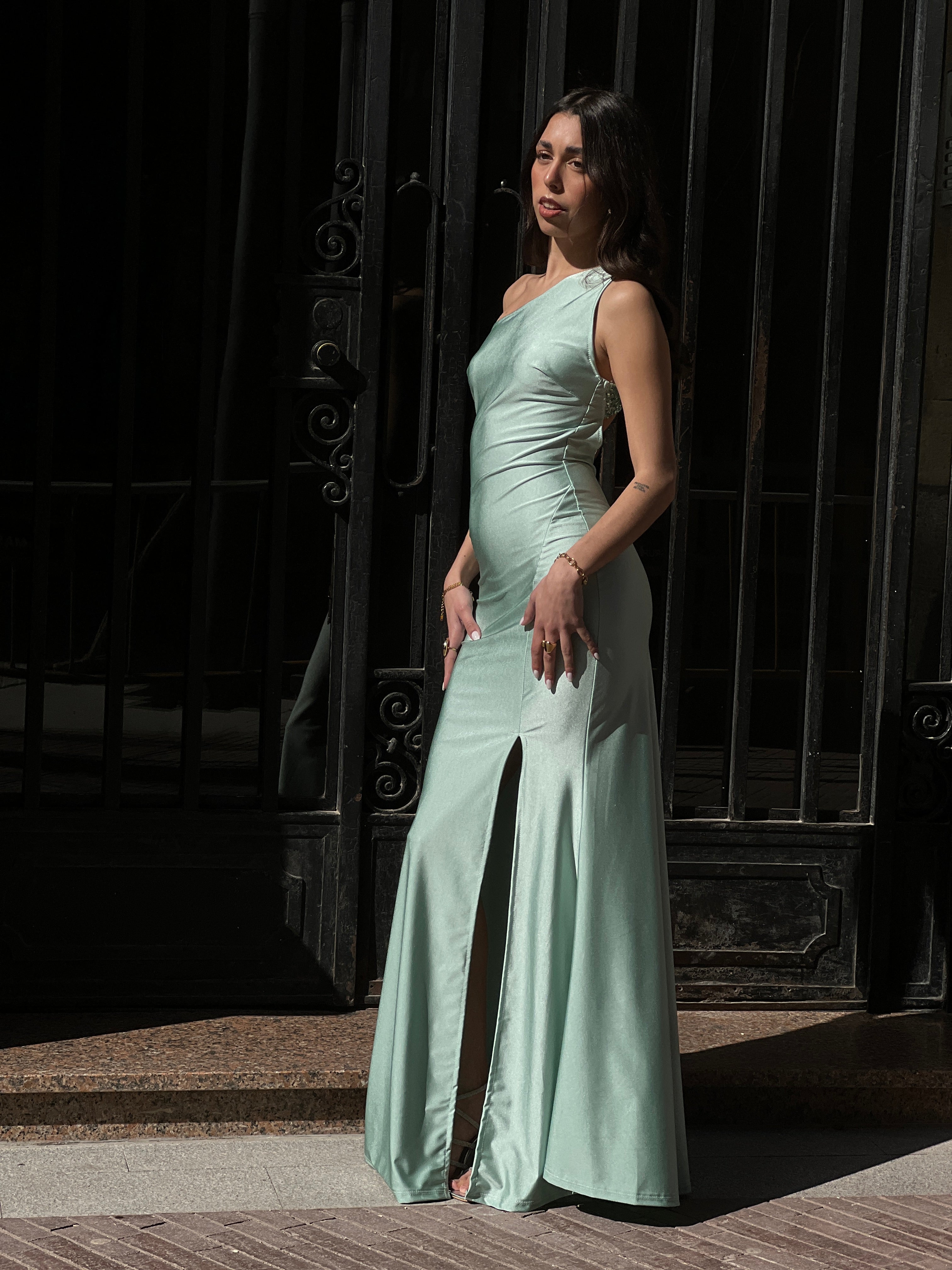 Vestito con dettagli di paillettes Naomi