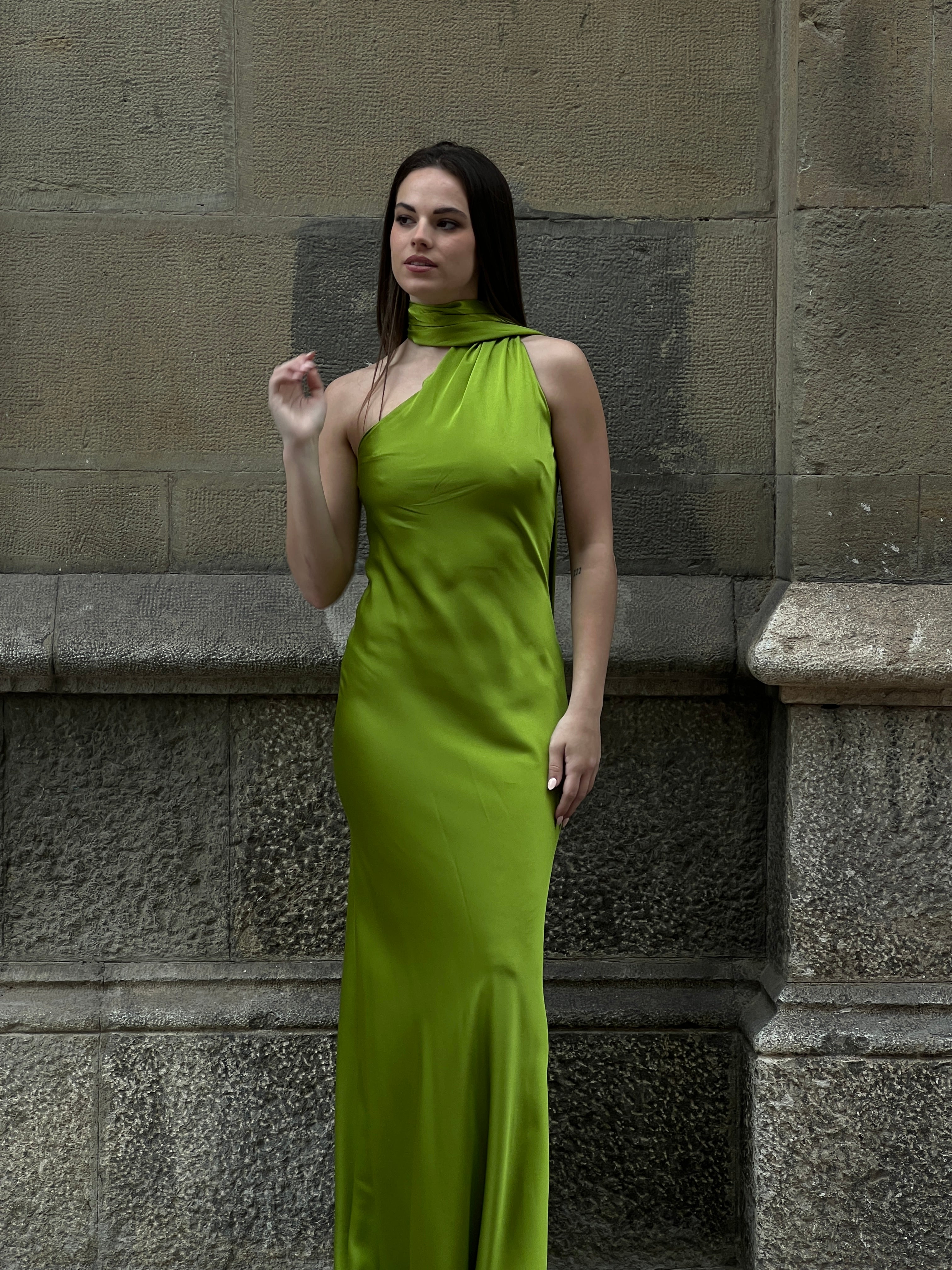 Vestido raso choker Priscila - Zebra&Maduixa®