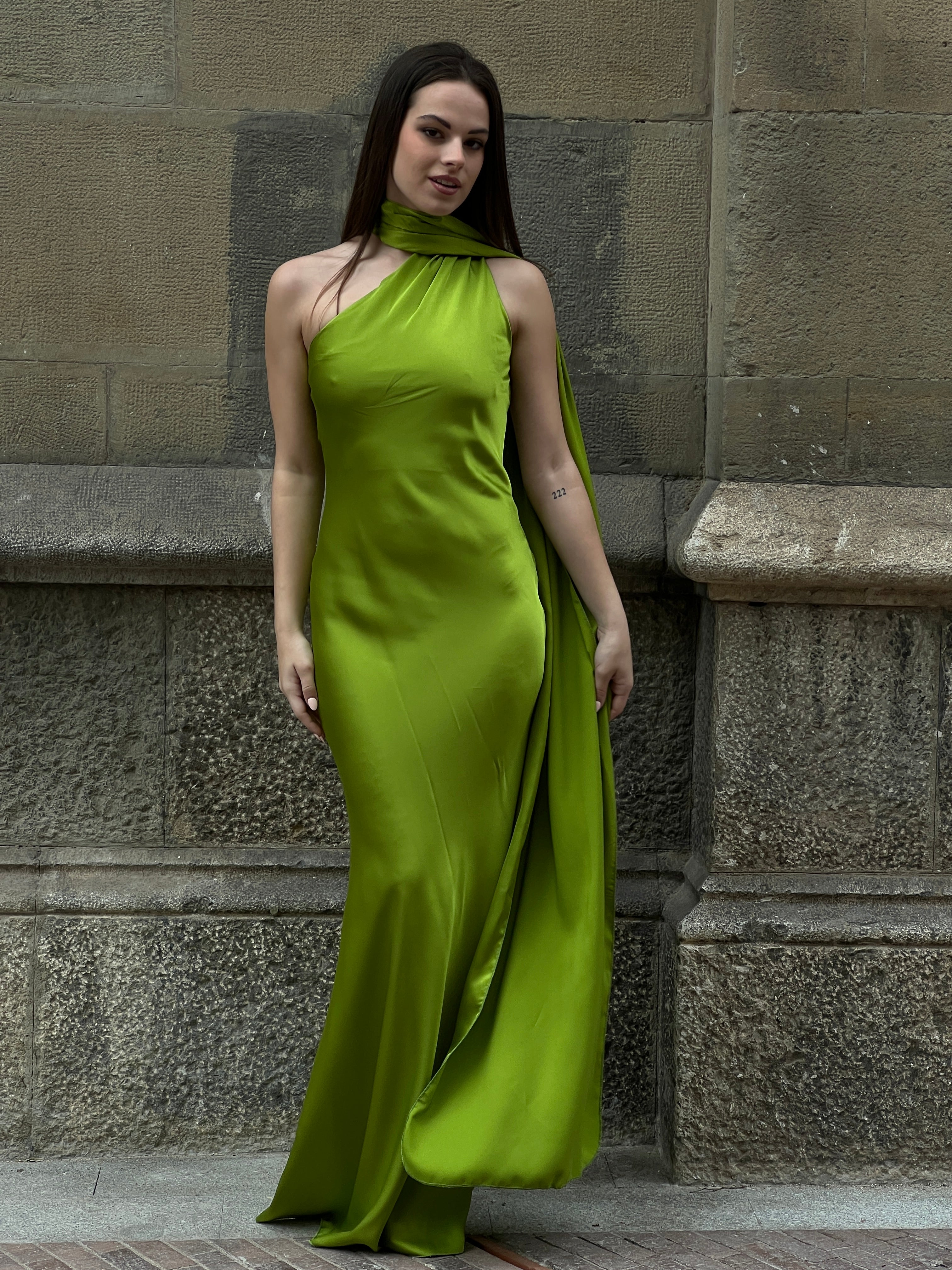 Vestido raso choker Priscila - Zebra&Maduixa®