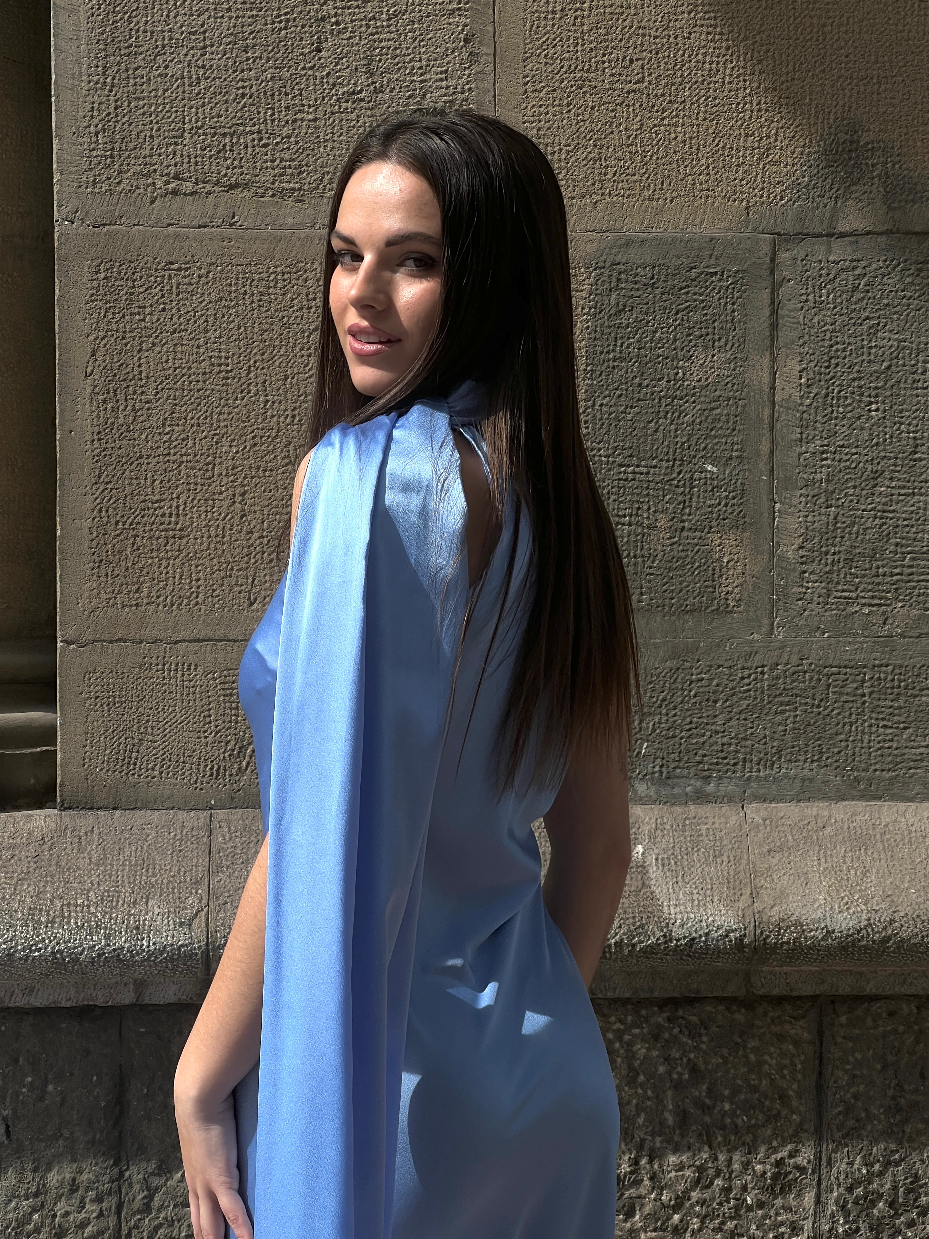 Vestido raso choker Priscila - Zebra&Maduixa®