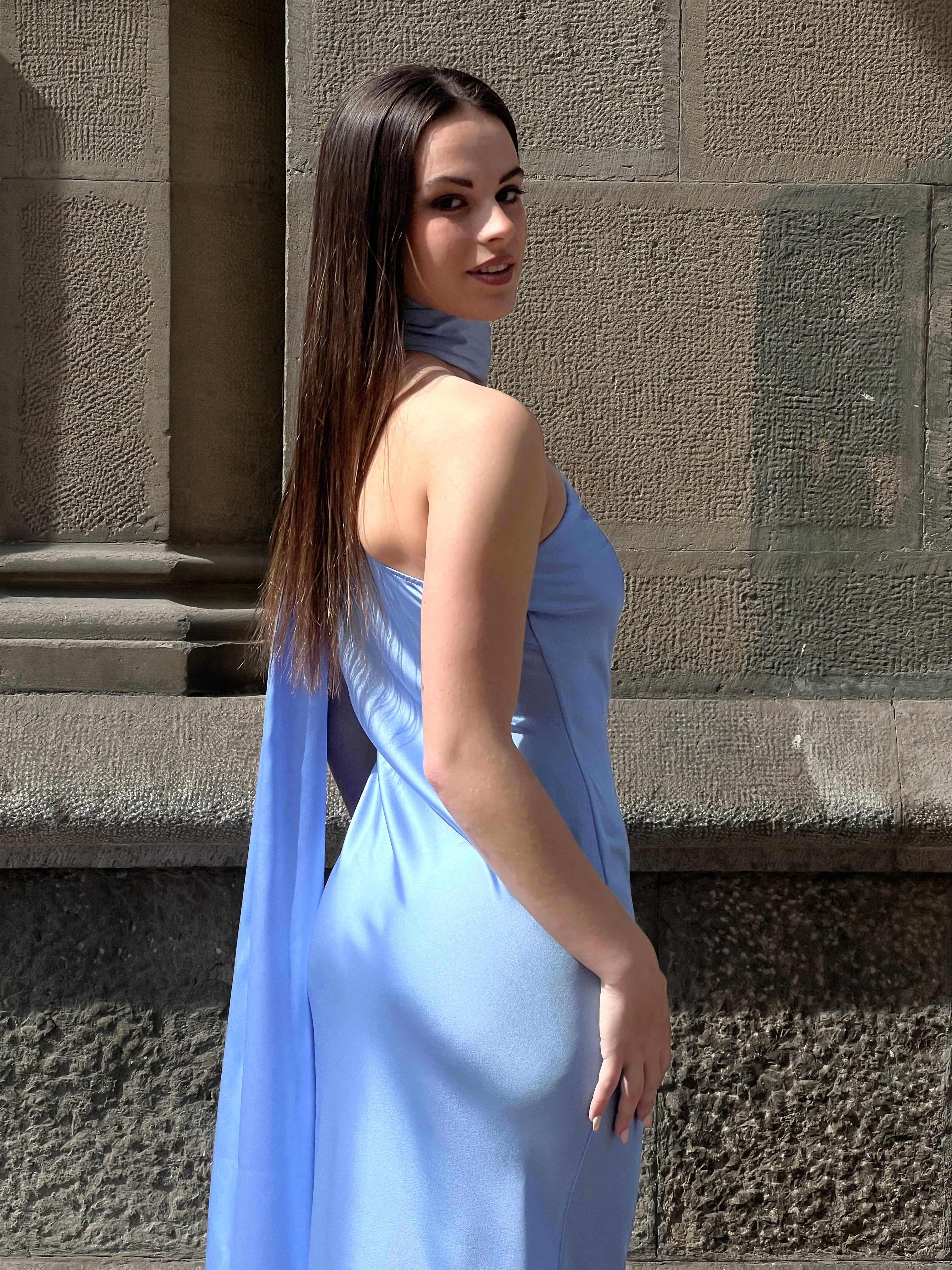 Vestido raso choker Priscila - Zebra&Maduixa®