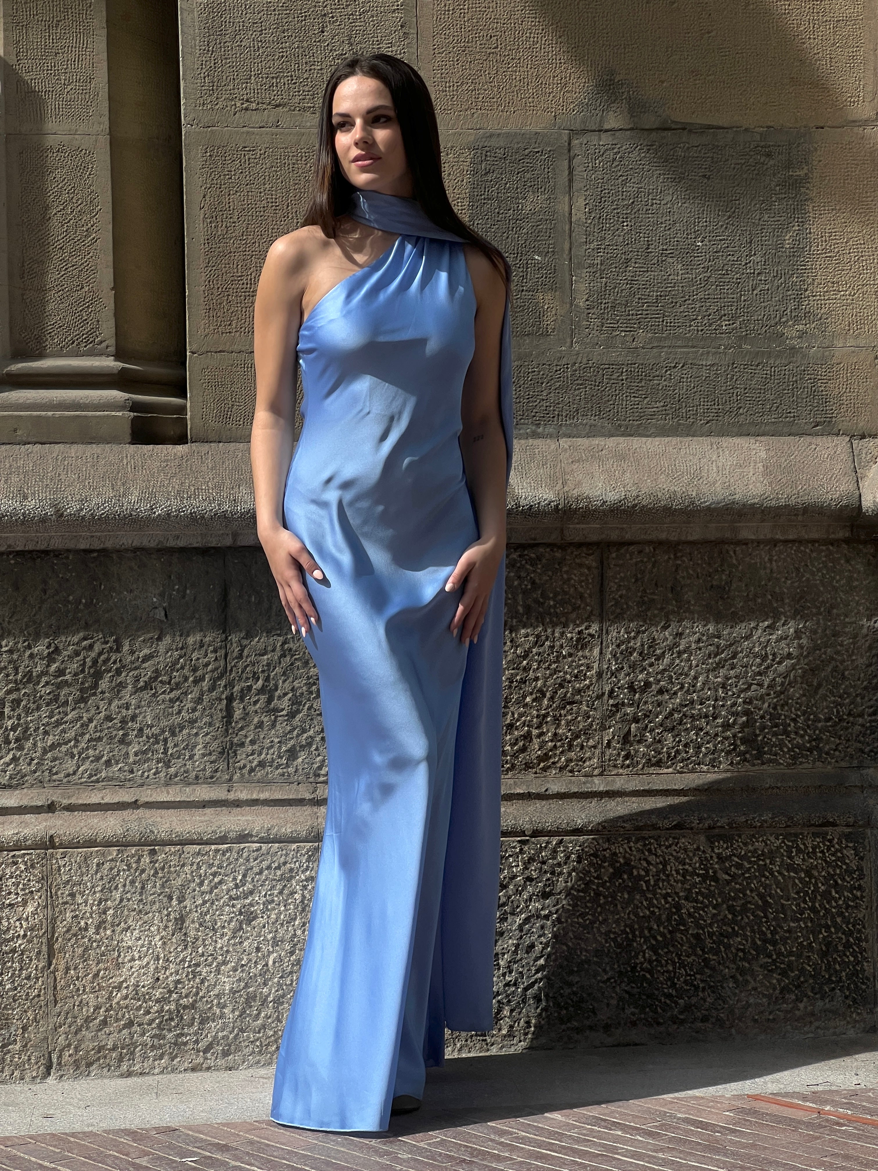 Vestido raso choker Priscila - Zebra&Maduixa®