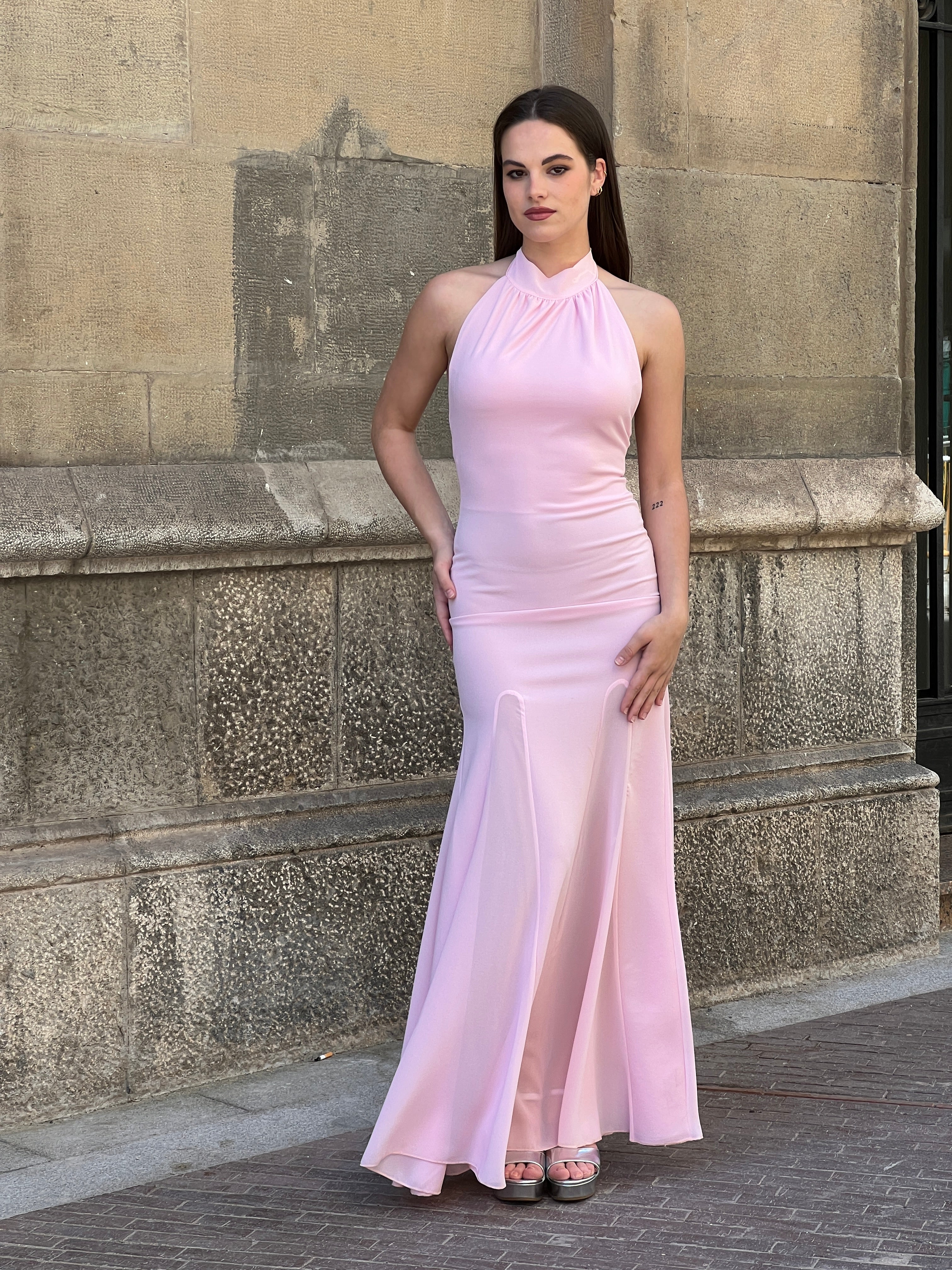 Vestido halter godets - Zebra&Maduixa®