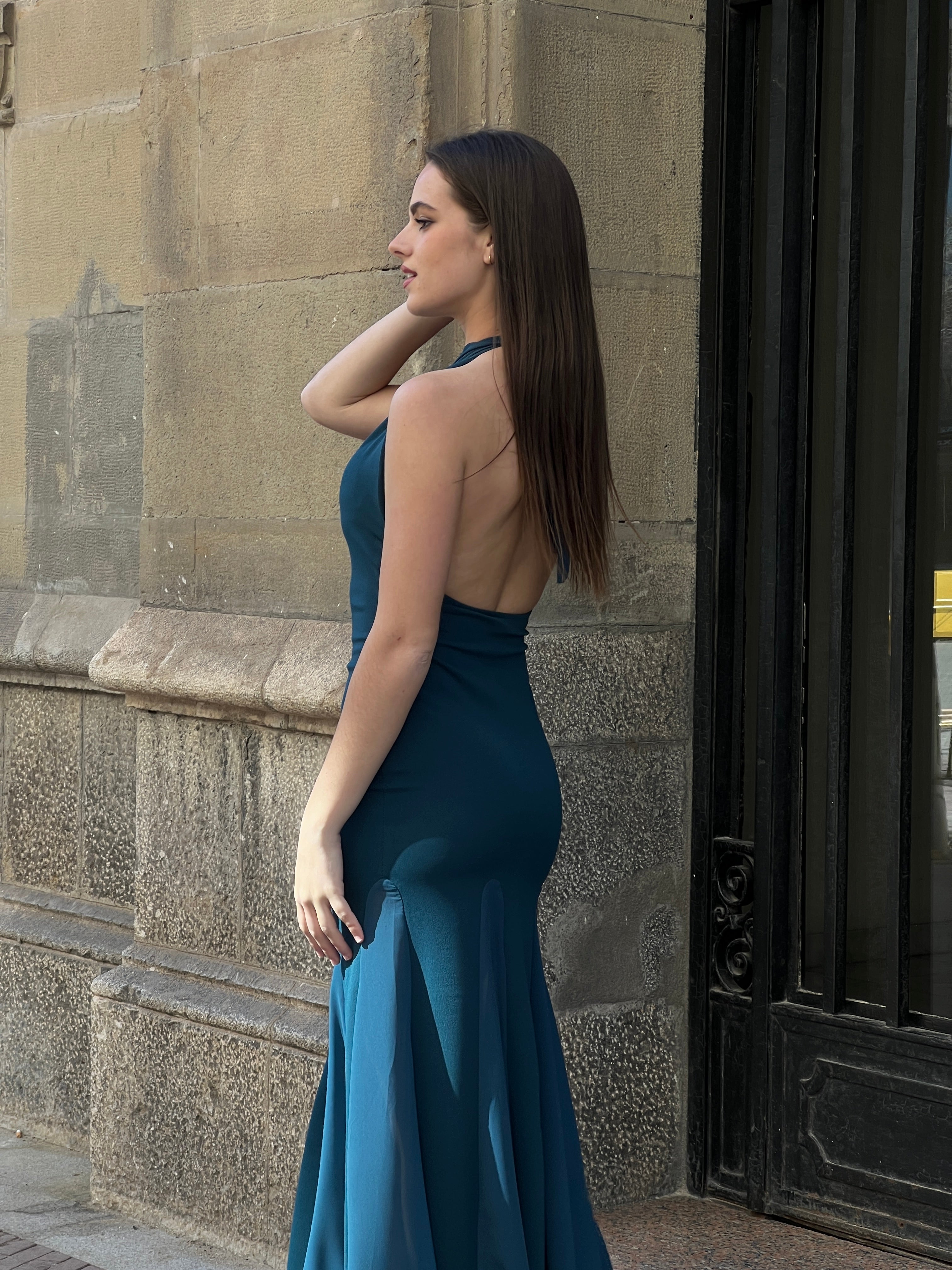 Vestido halter godets - Zebra&Maduixa®