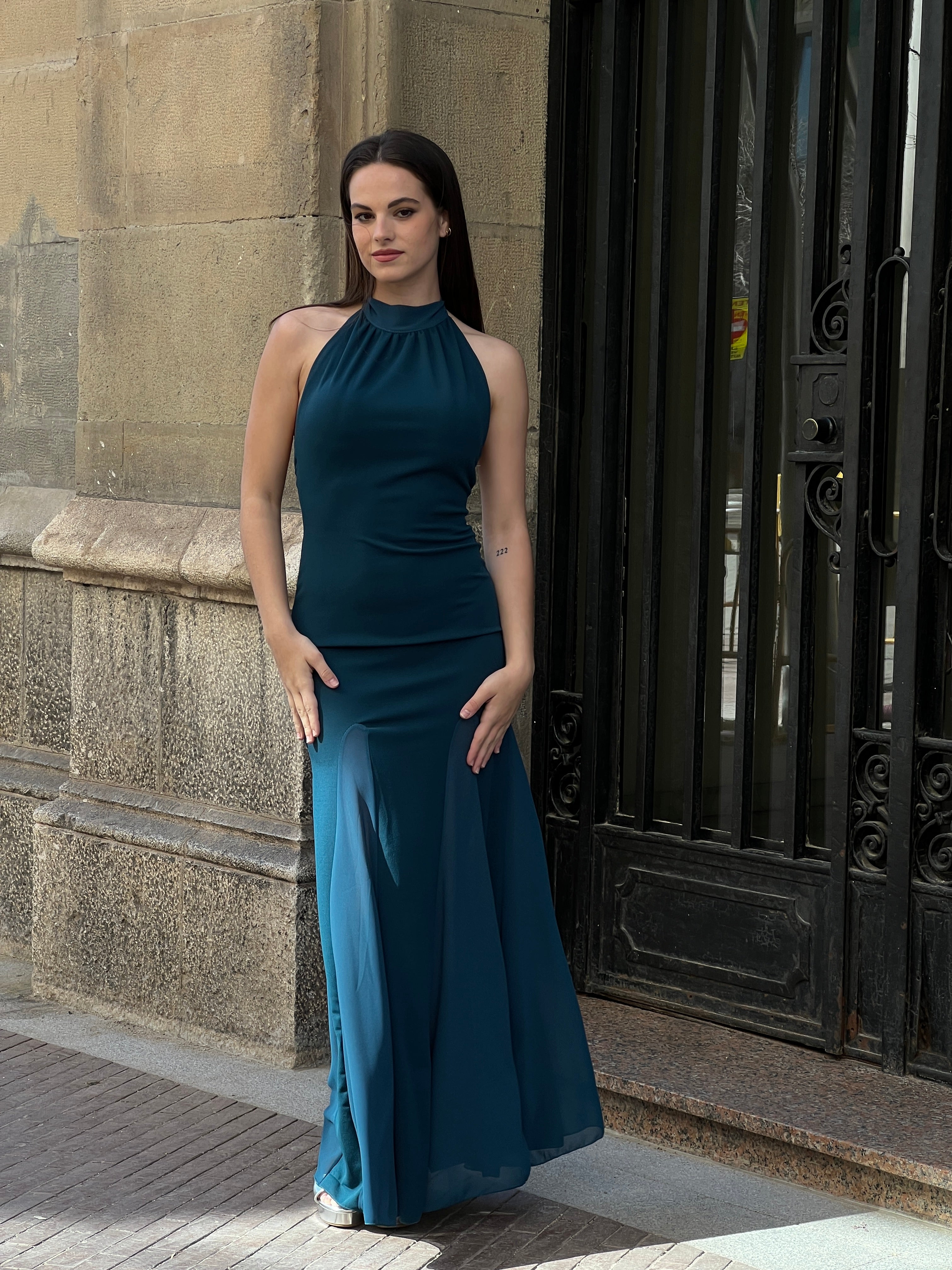 Vestido halter godets - Zebra&Maduixa®