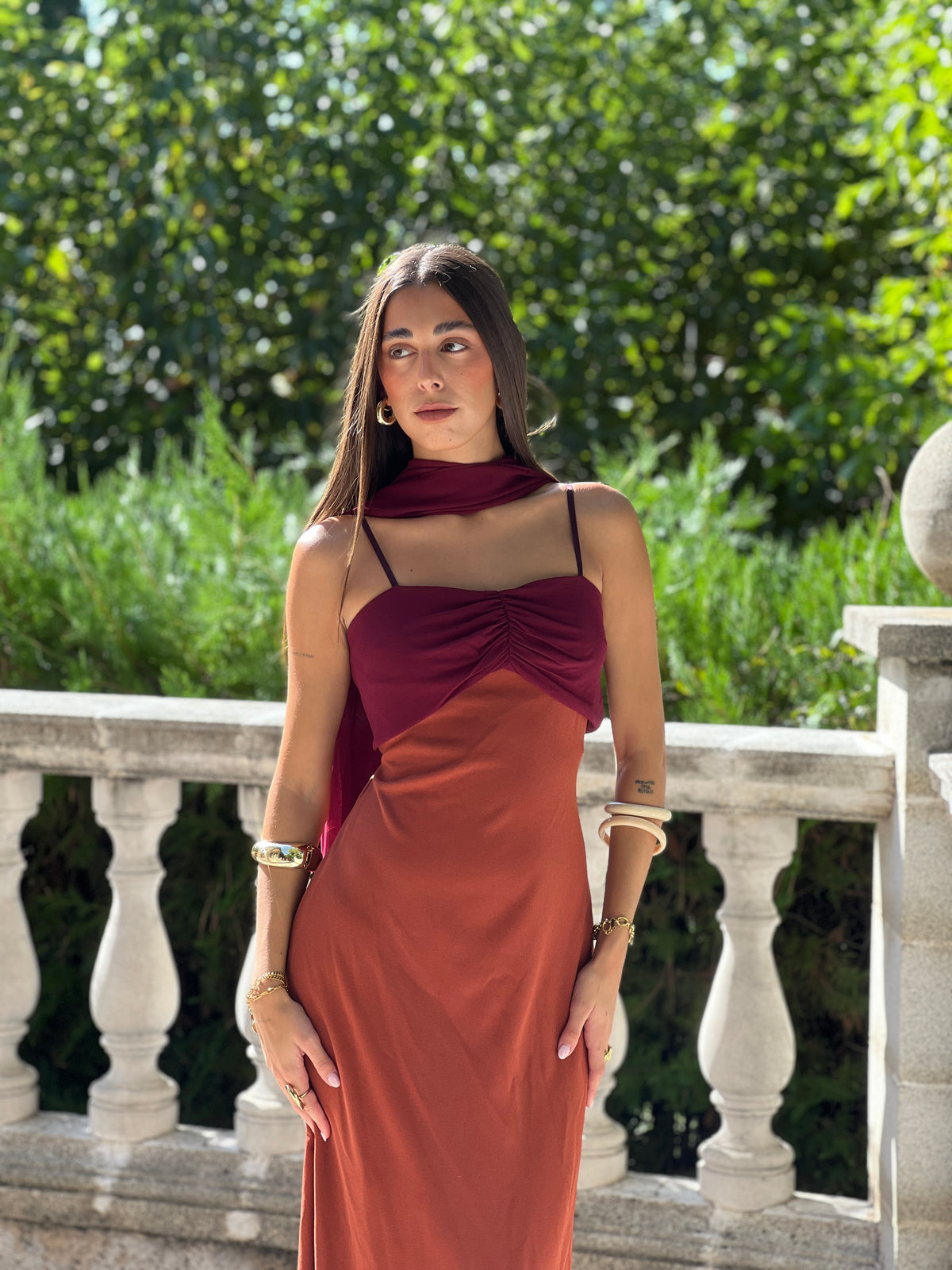 Vestit top frunzit Marta