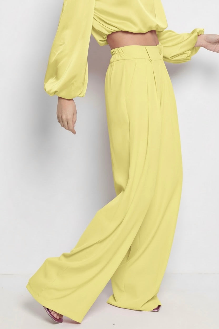 Pantalón trabillas wide leg - Zebra&Maduixa®