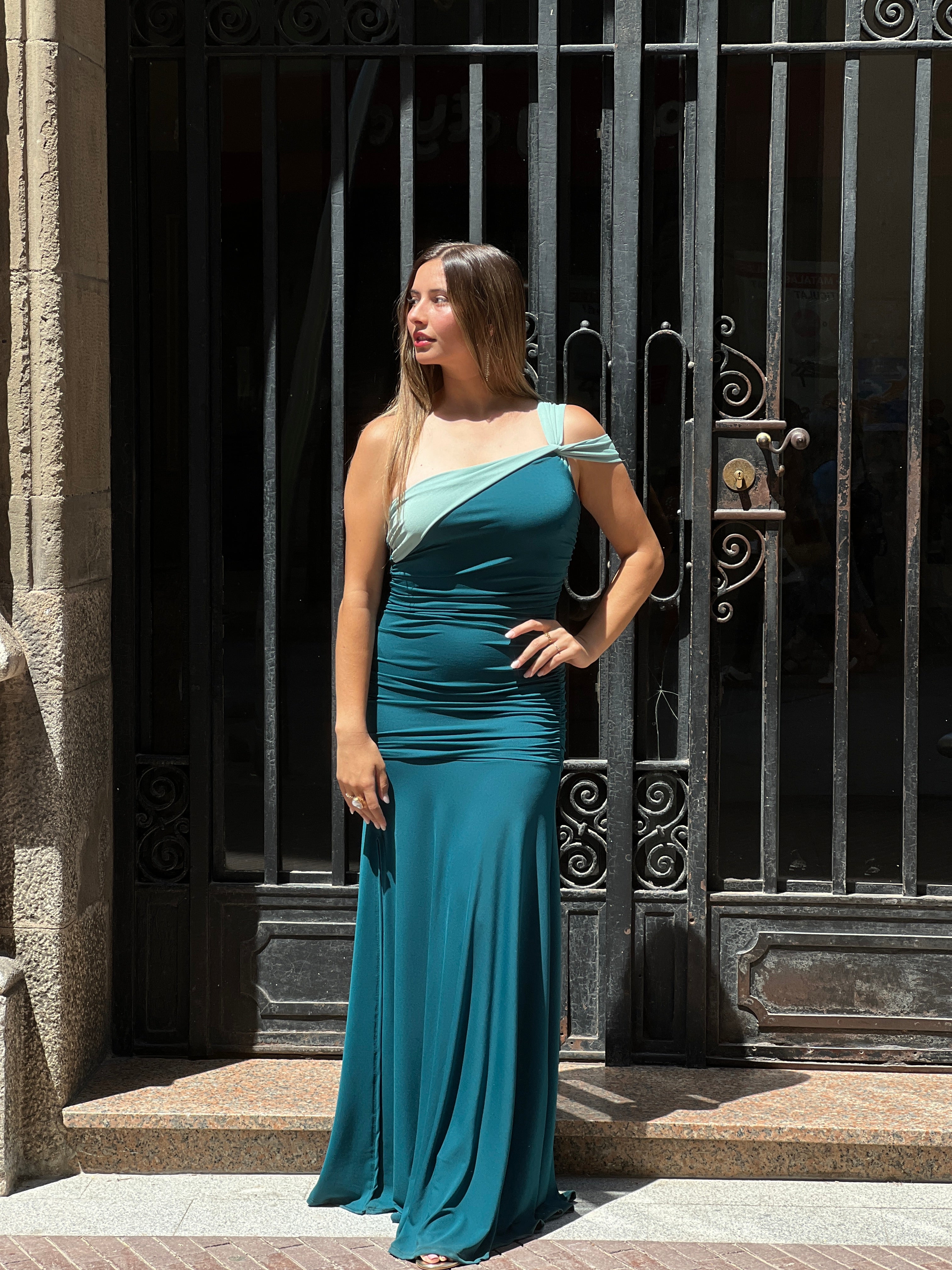 Bianca bicolor dress