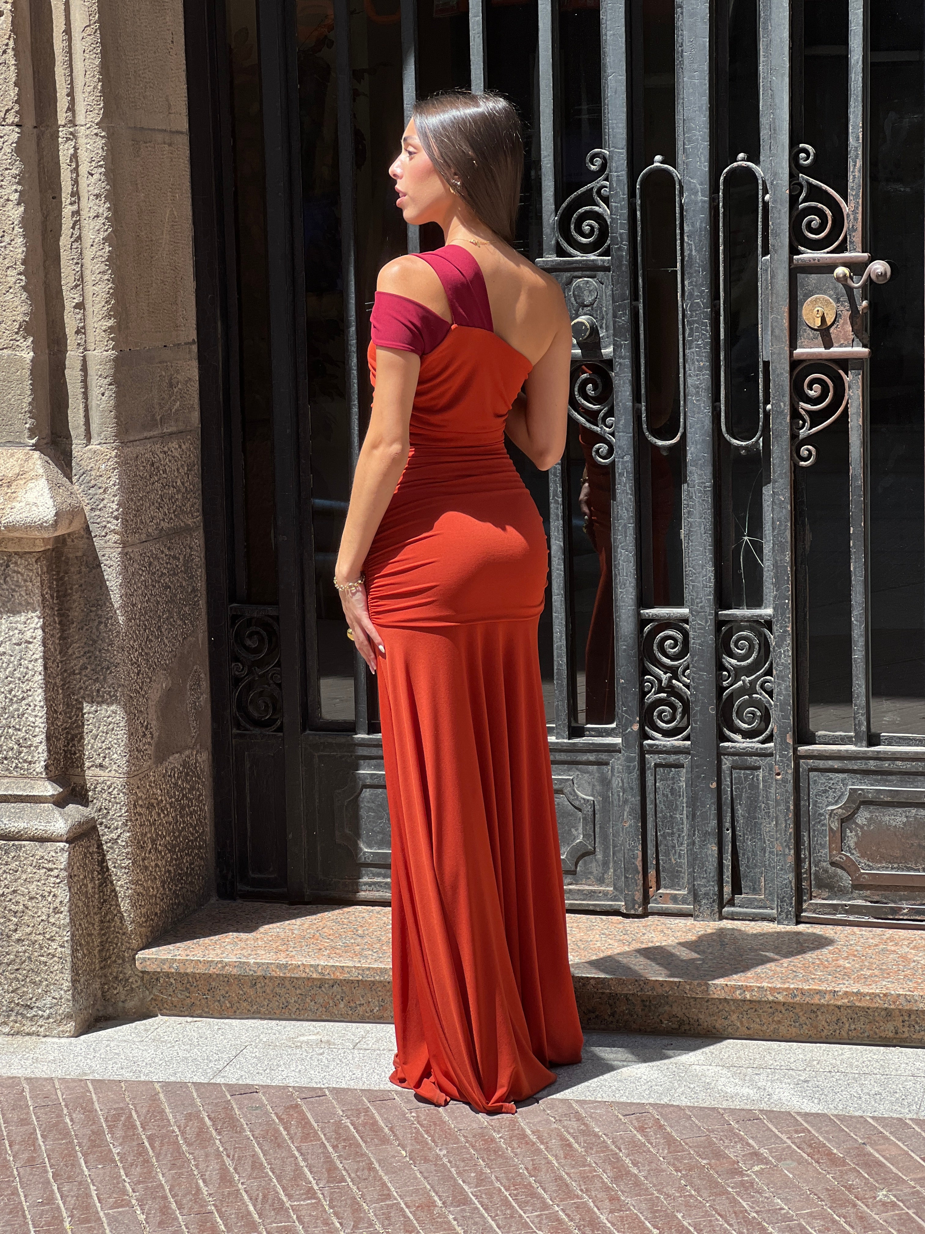 Bianca bicolor dress