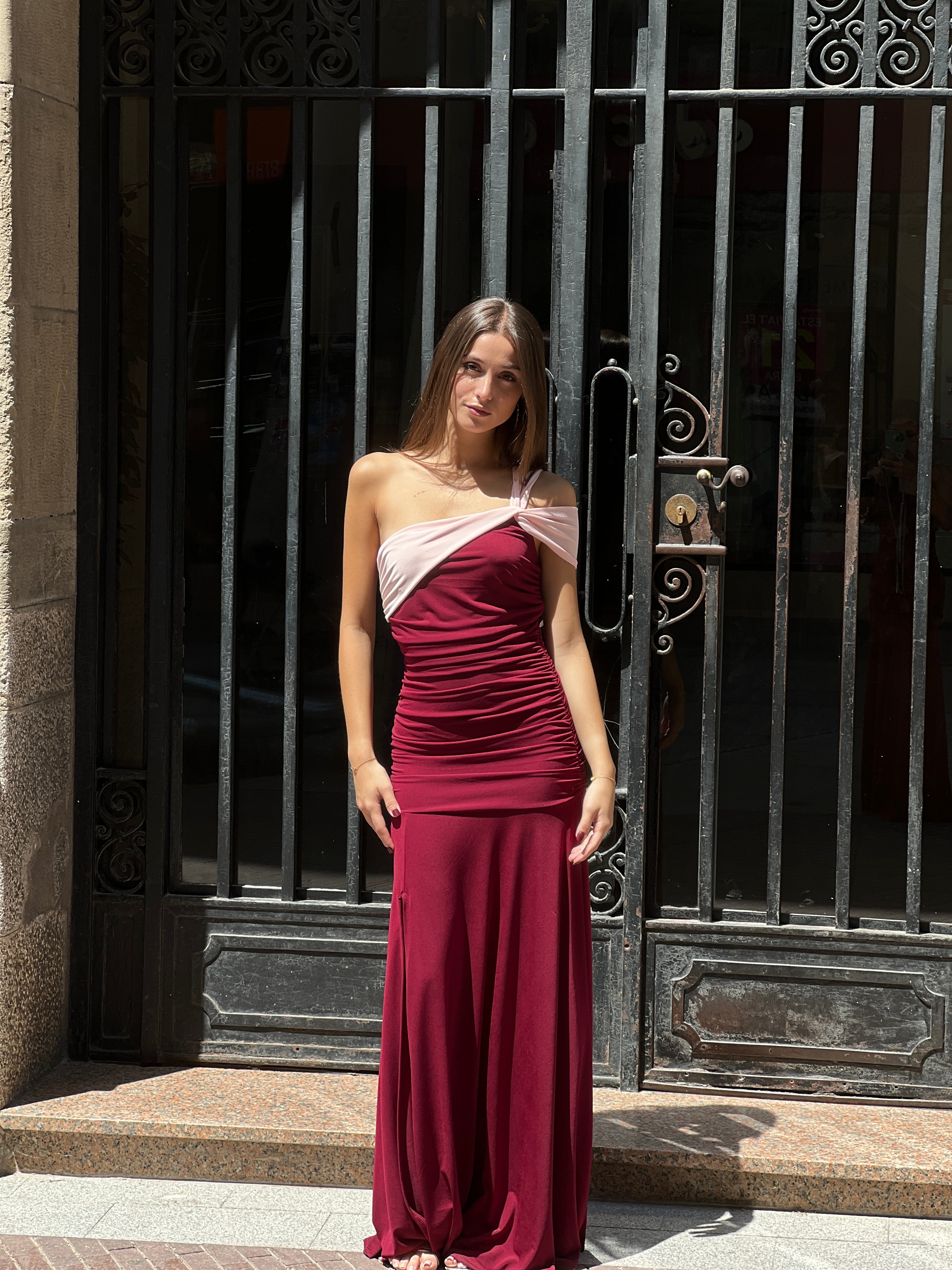 Bianca bicolor dress