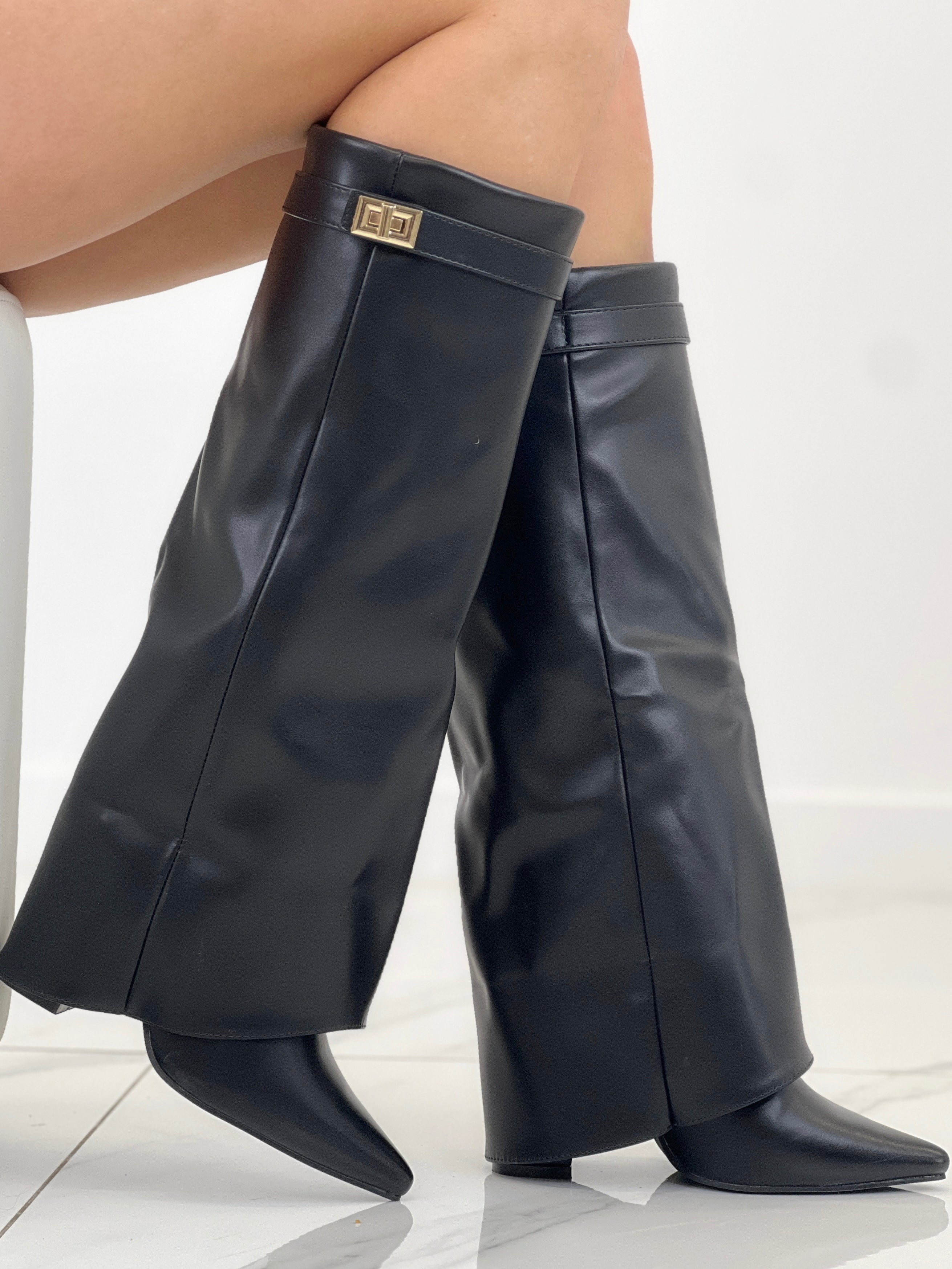 Botas polaina tacón