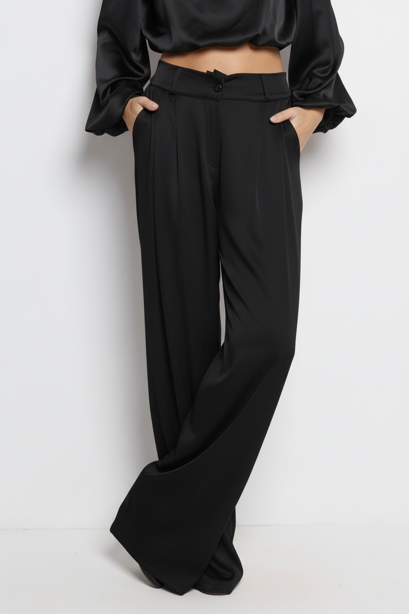 Pantalón trabillas wide leg - Zebra&Maduixa®