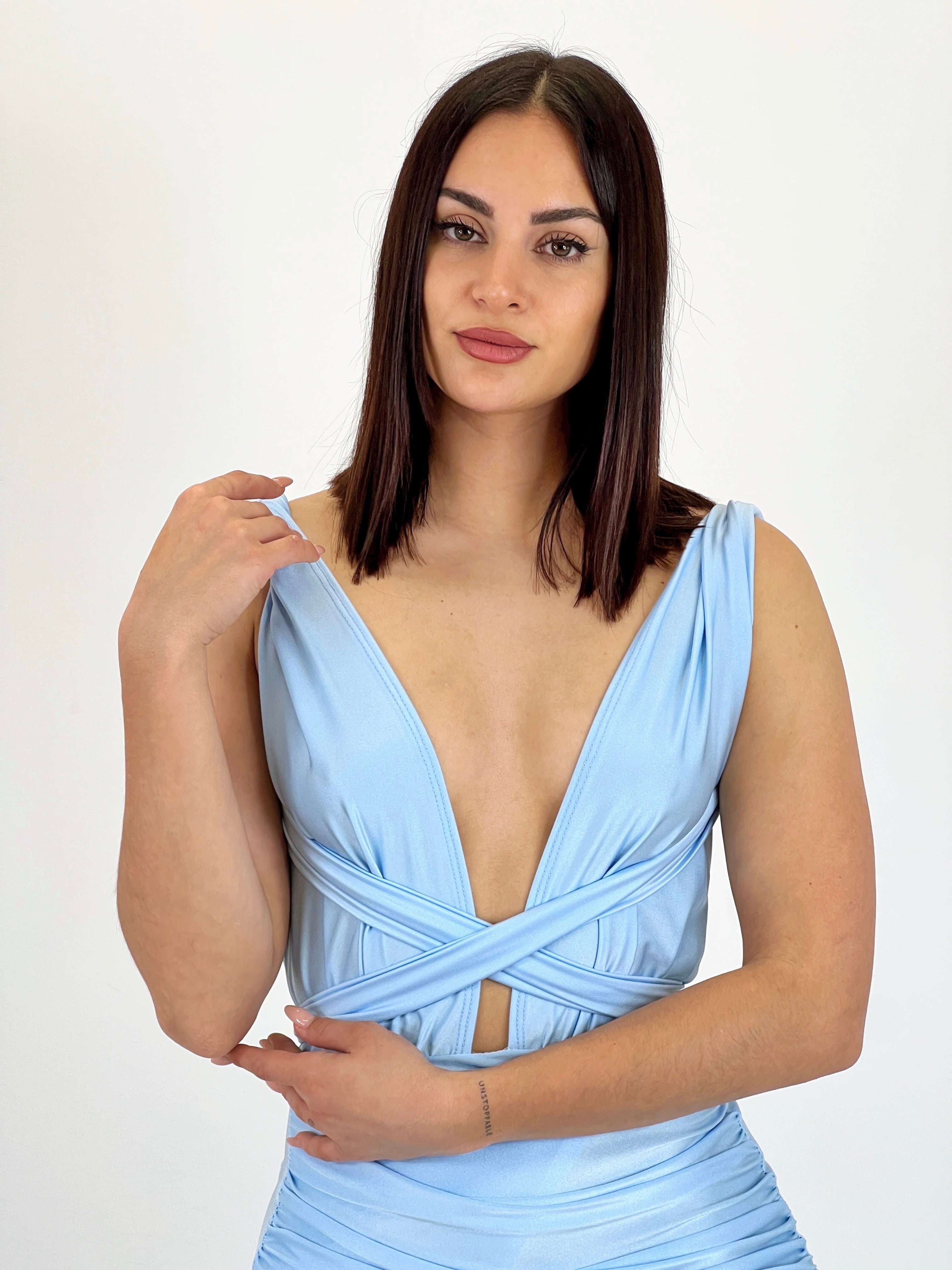 Vestido chocker Sibeth