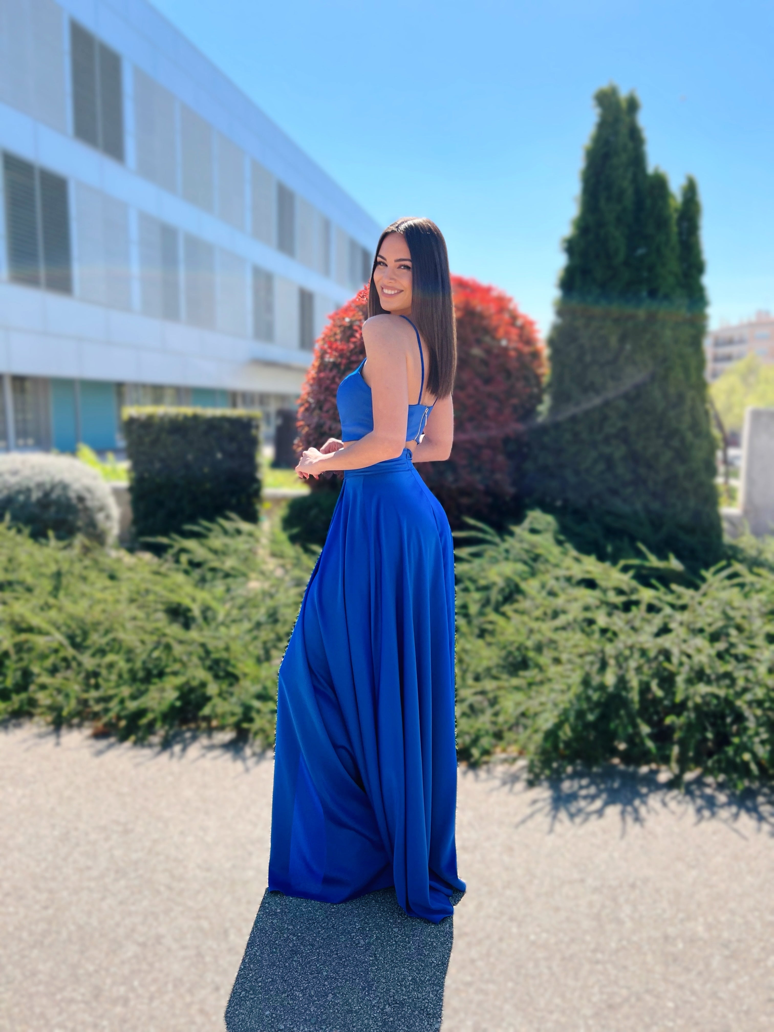 Top crop satén Silvia - Zebra&Maduixa®