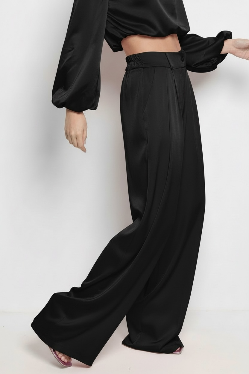 Pantalón trabillas wide leg - Zebra&Maduixa®