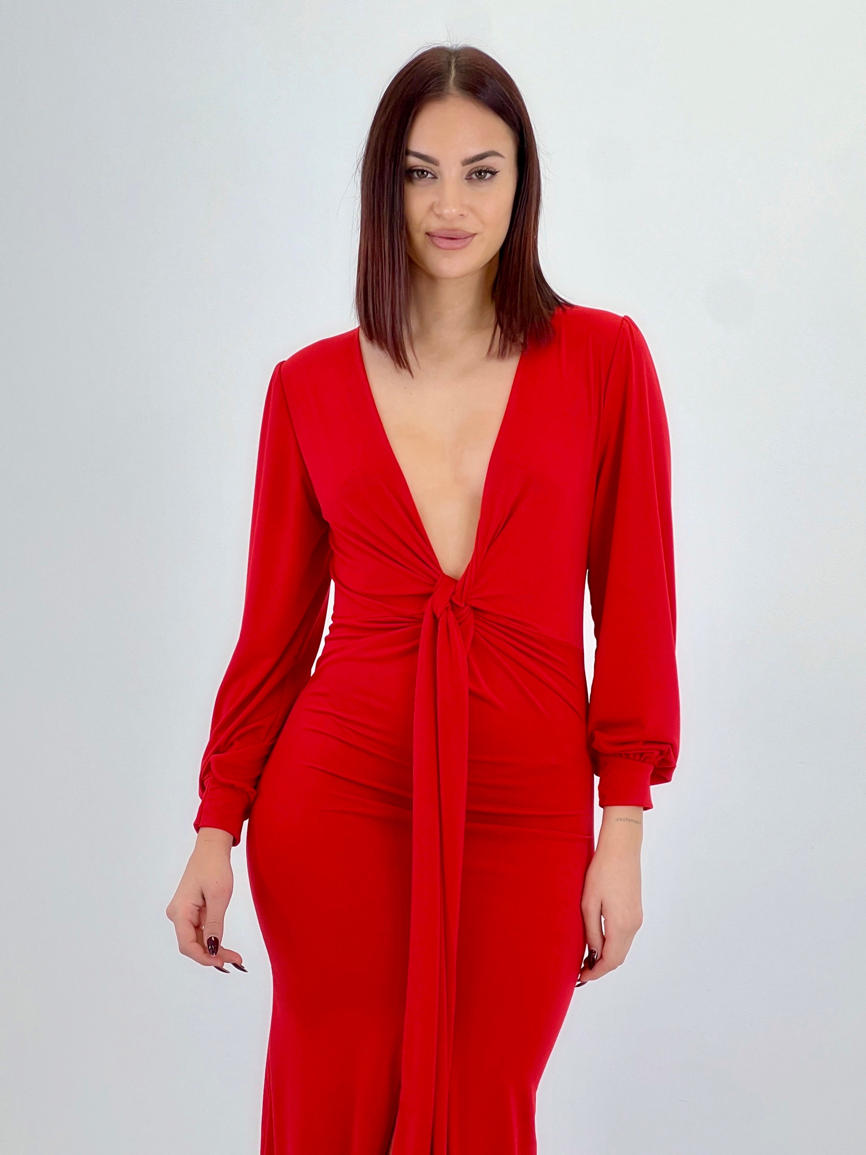 Vestido anudado Mariela