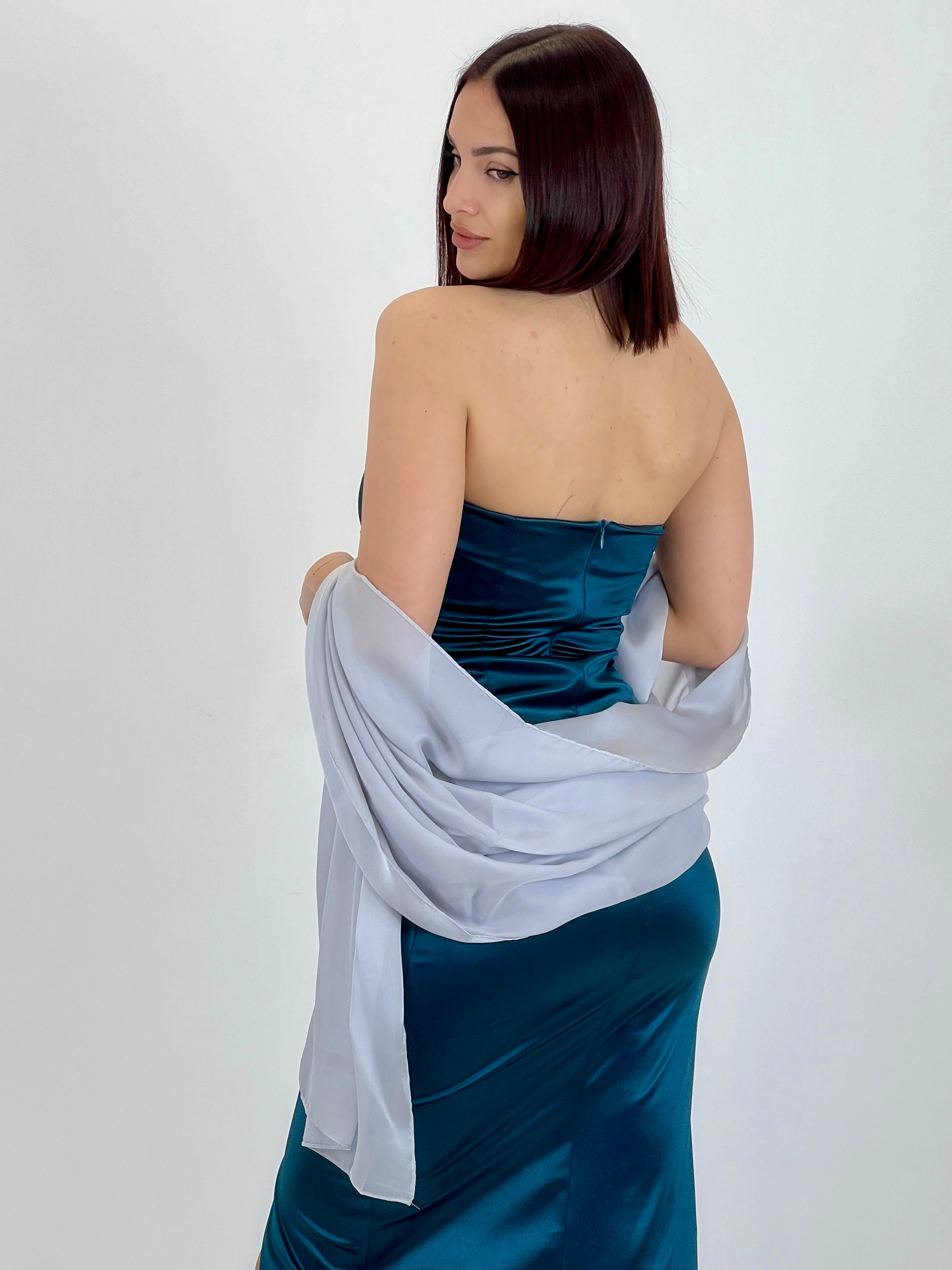 Vestido midi palabra de honor - Zebra&Maduixa®