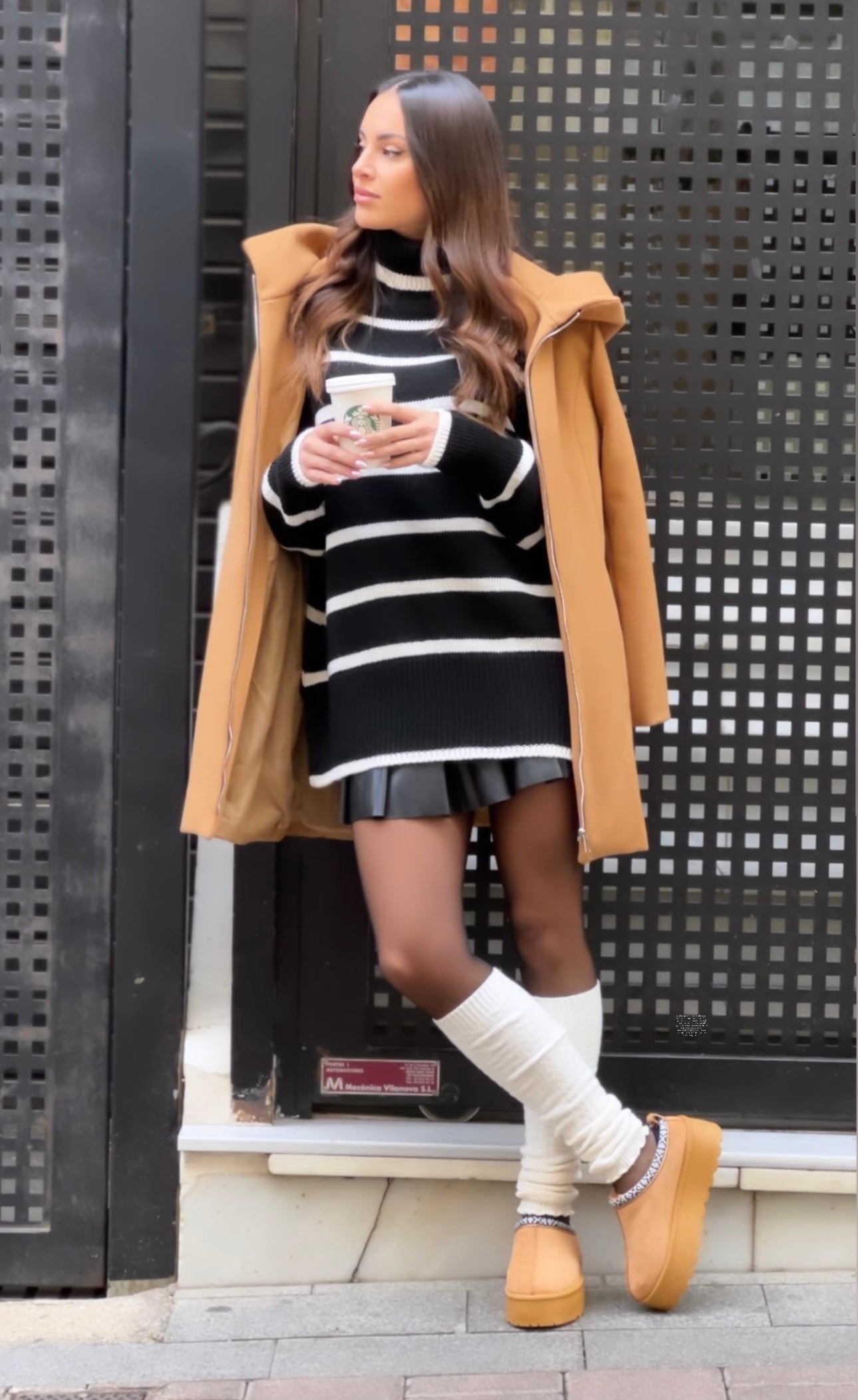 Jersey básico rayas cuello subido