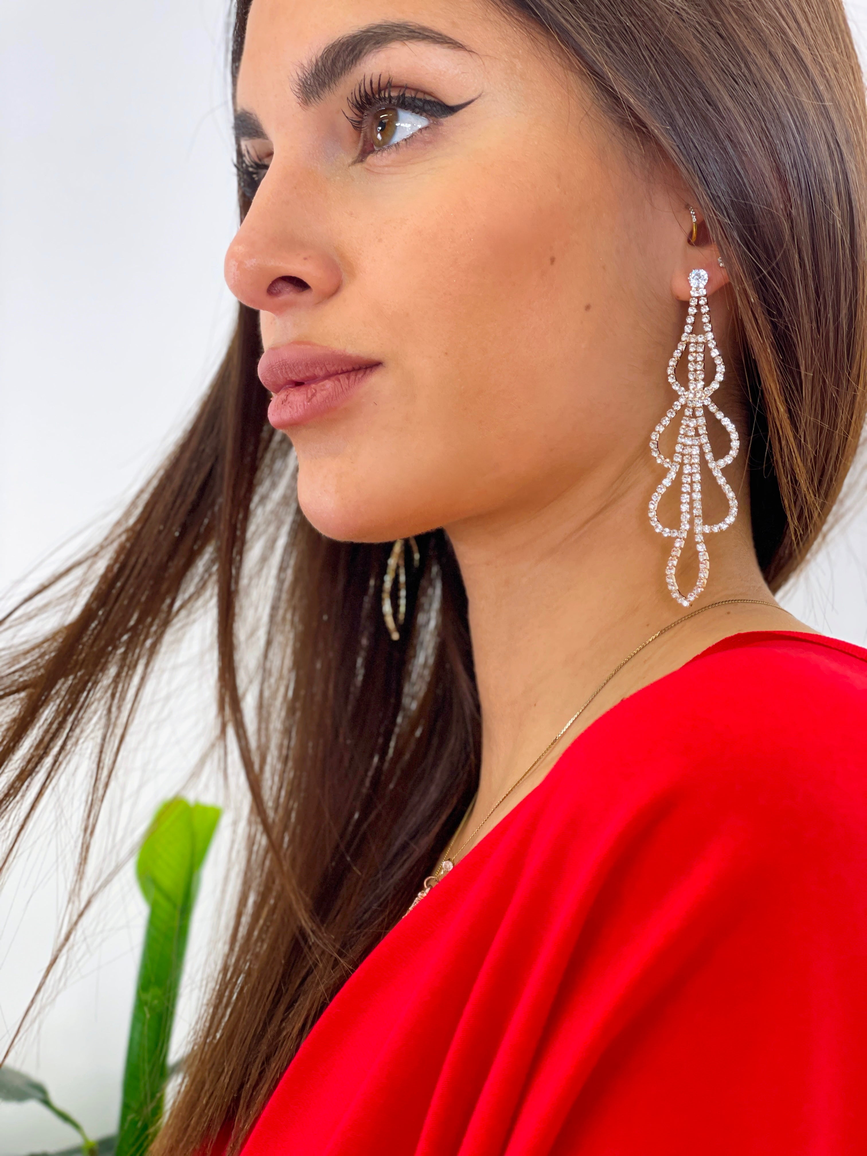 Pendientes árabe pedrería