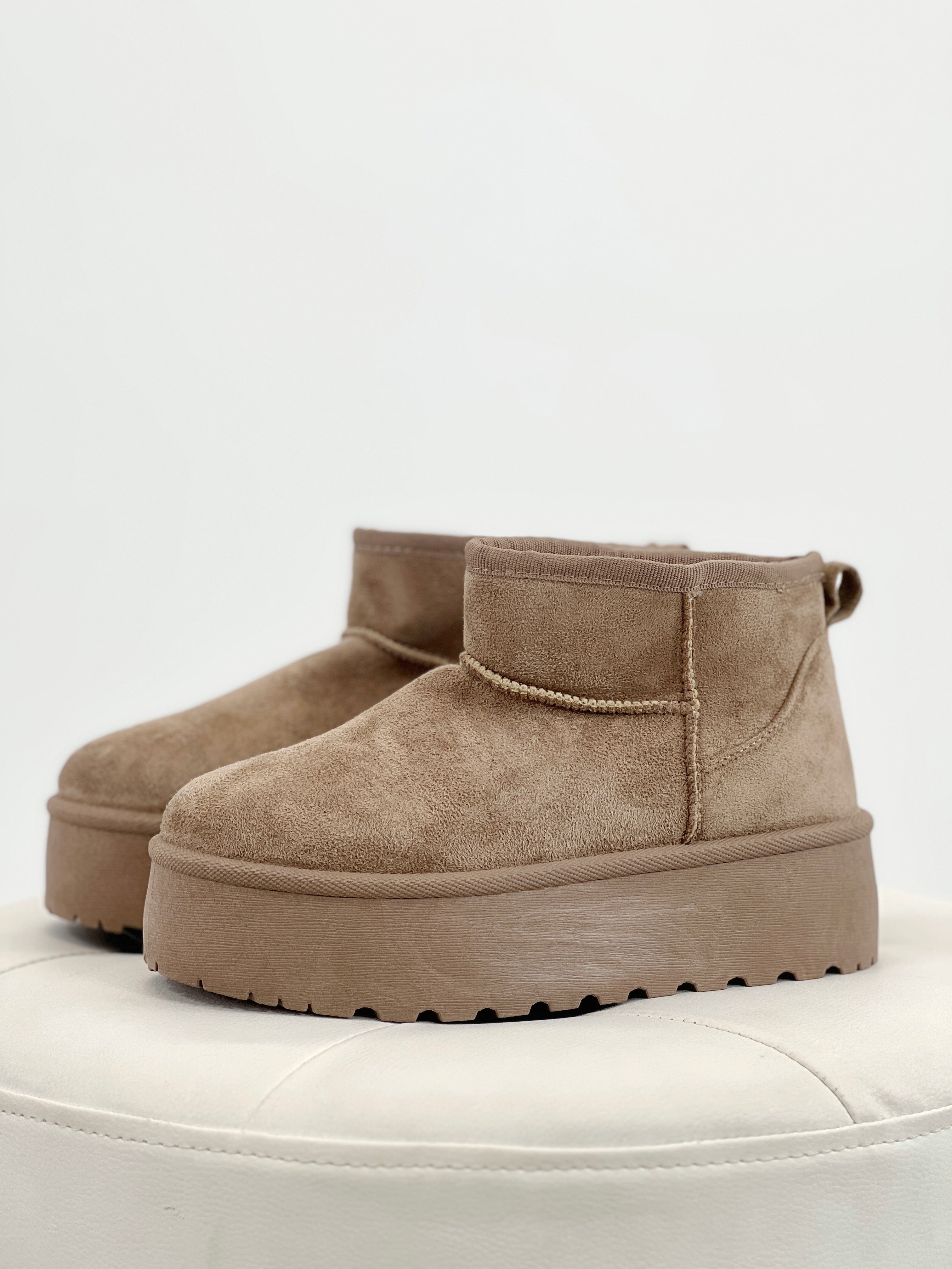 Botines plataforma forro pelo