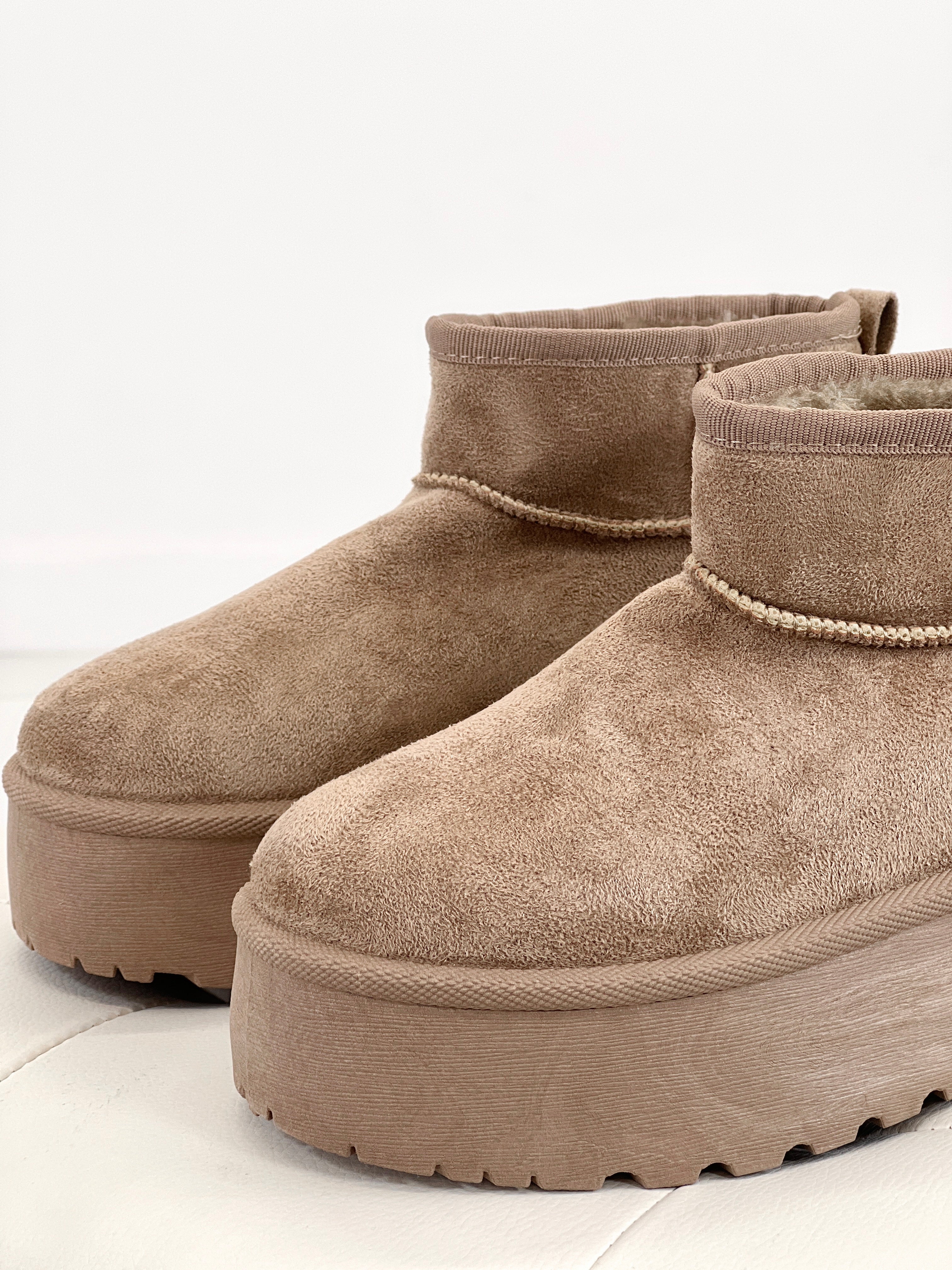 Botines plataforma forro pelo