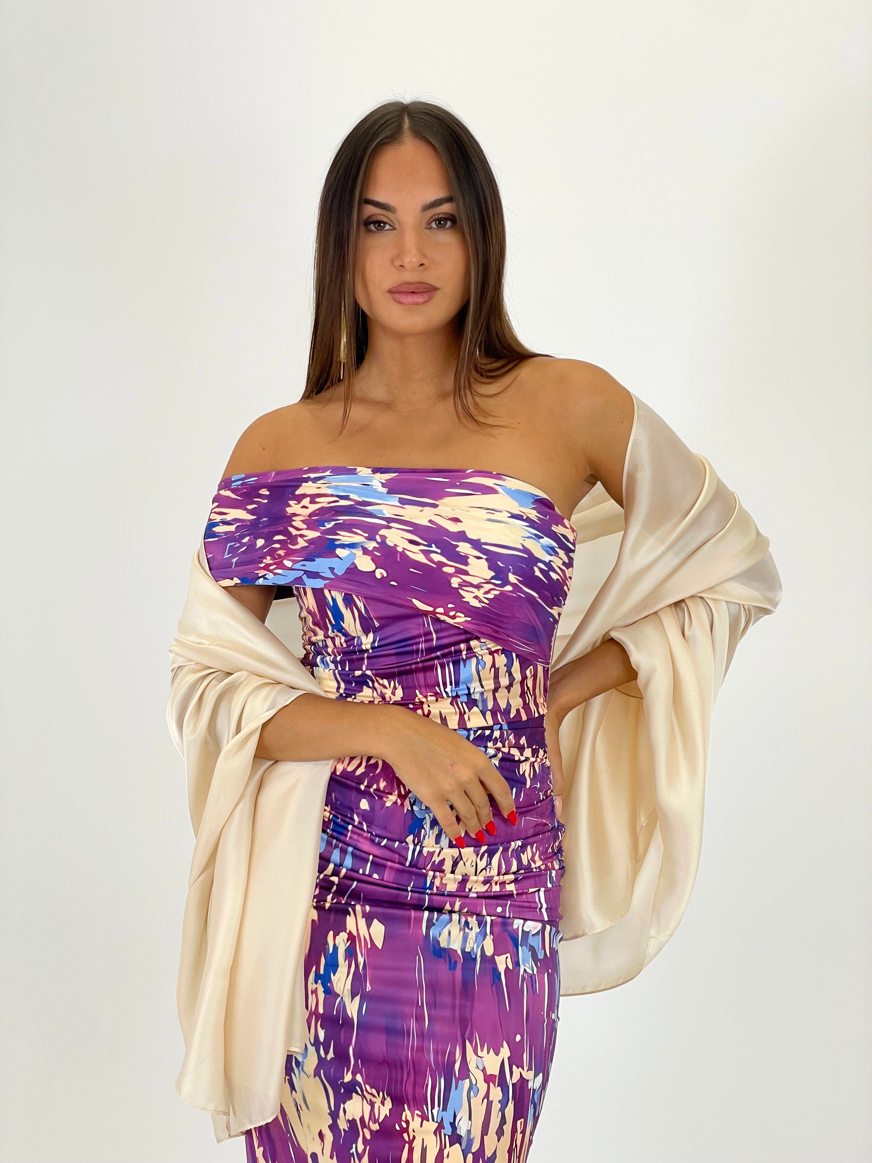 Vestido estampado Amaya