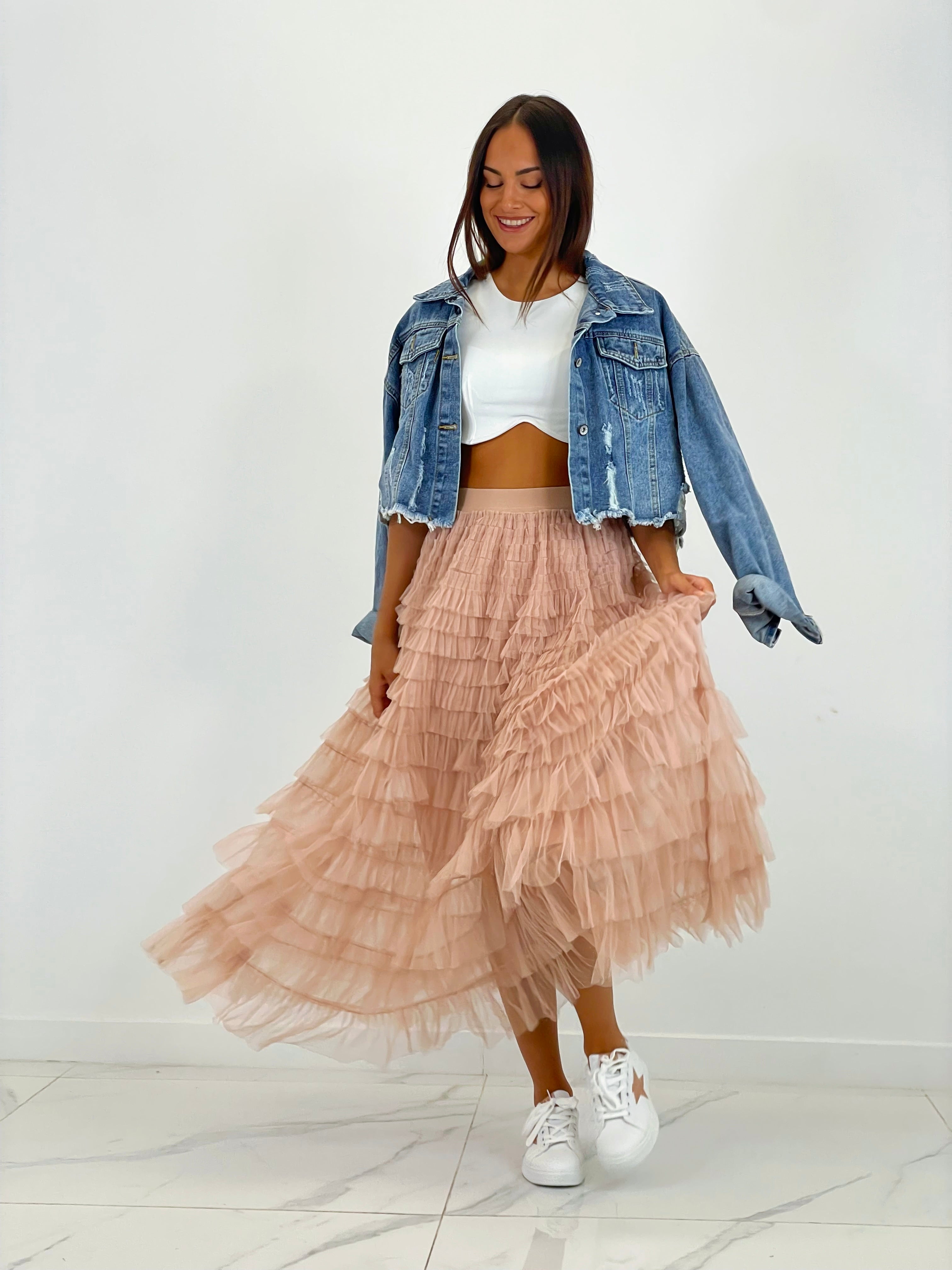 Cazadora Denim Cropped - Zebra&Maduixa®