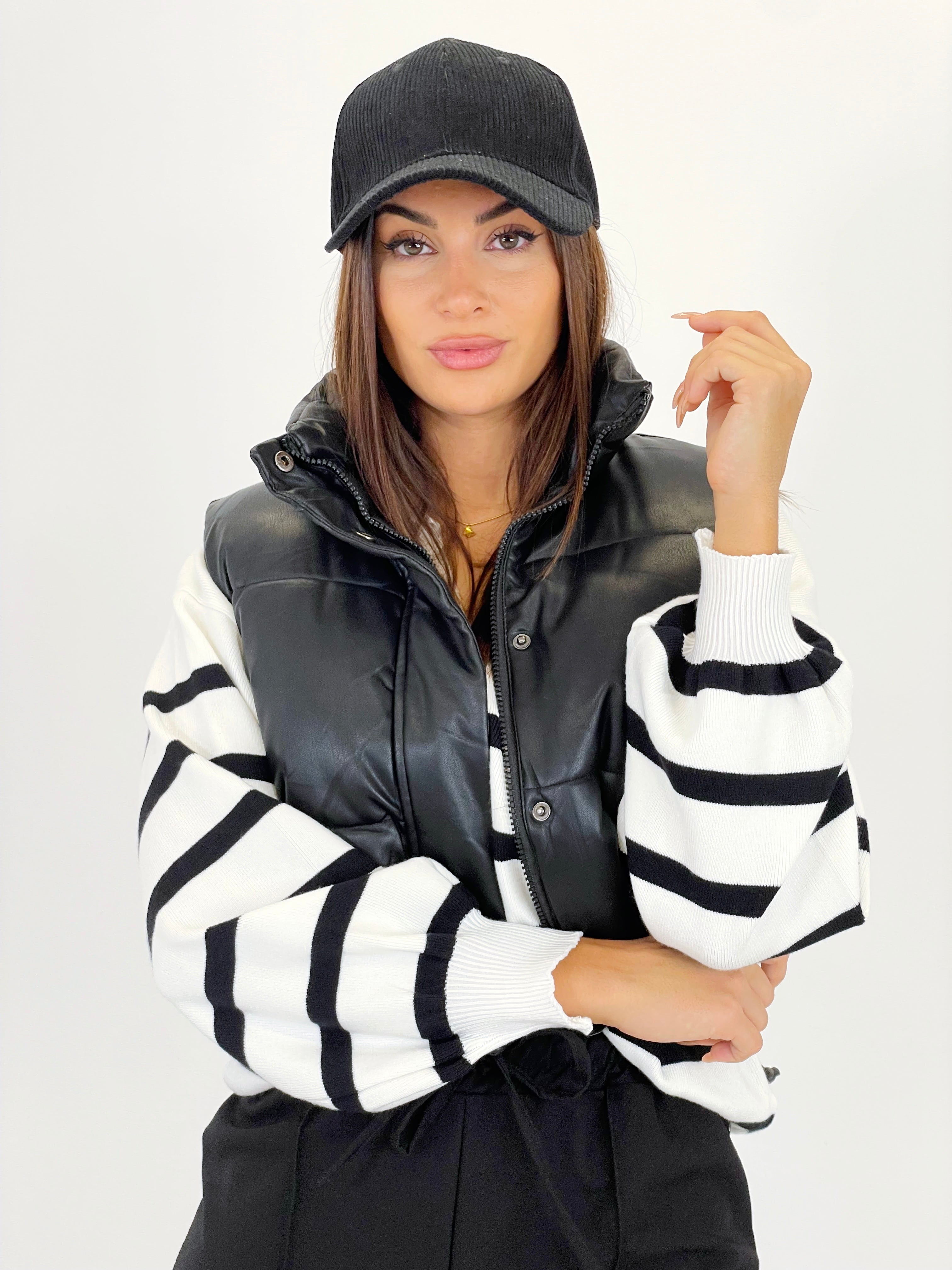 Jersey rayas cuello solapas