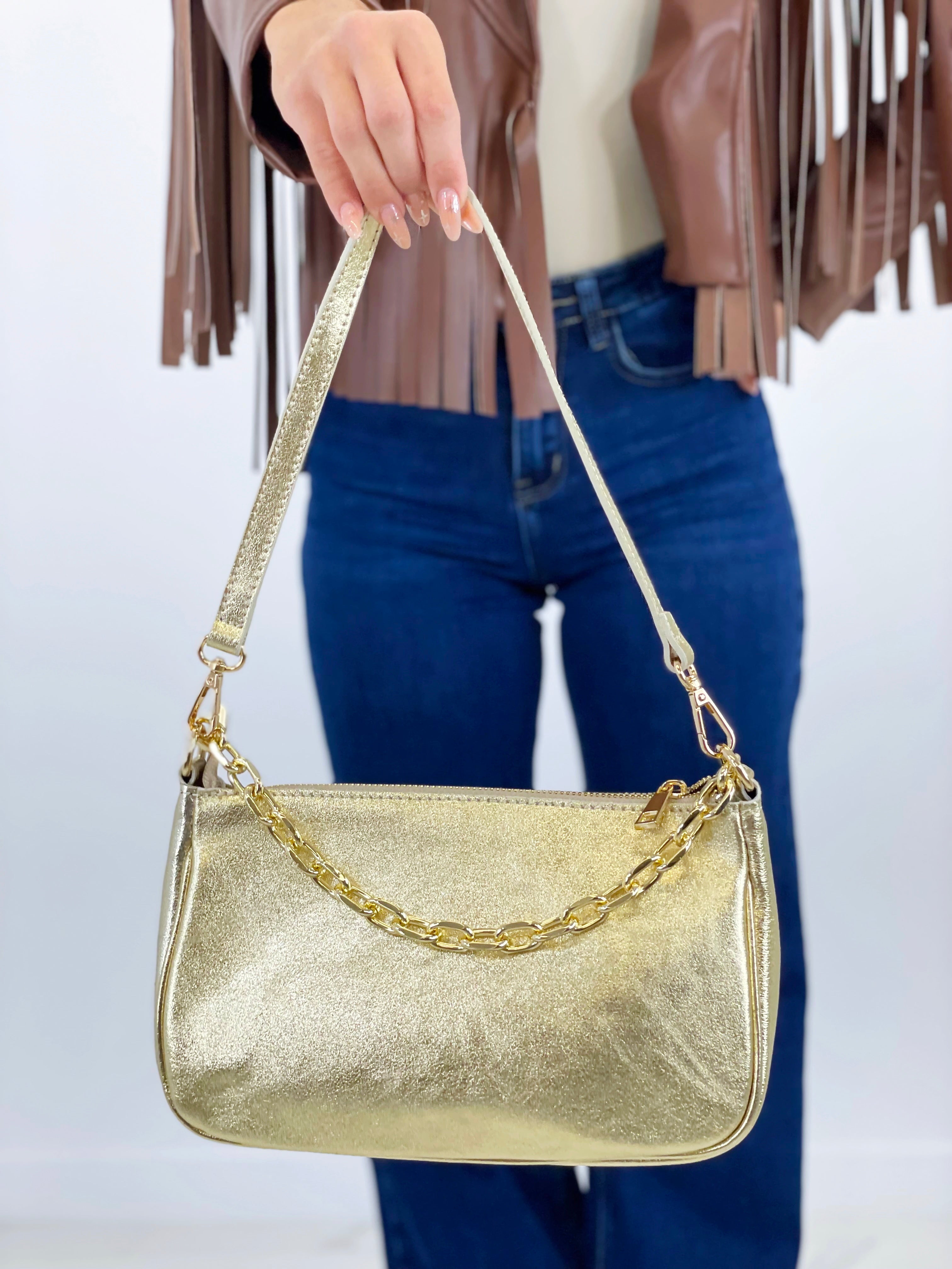 Bolso flap cadena