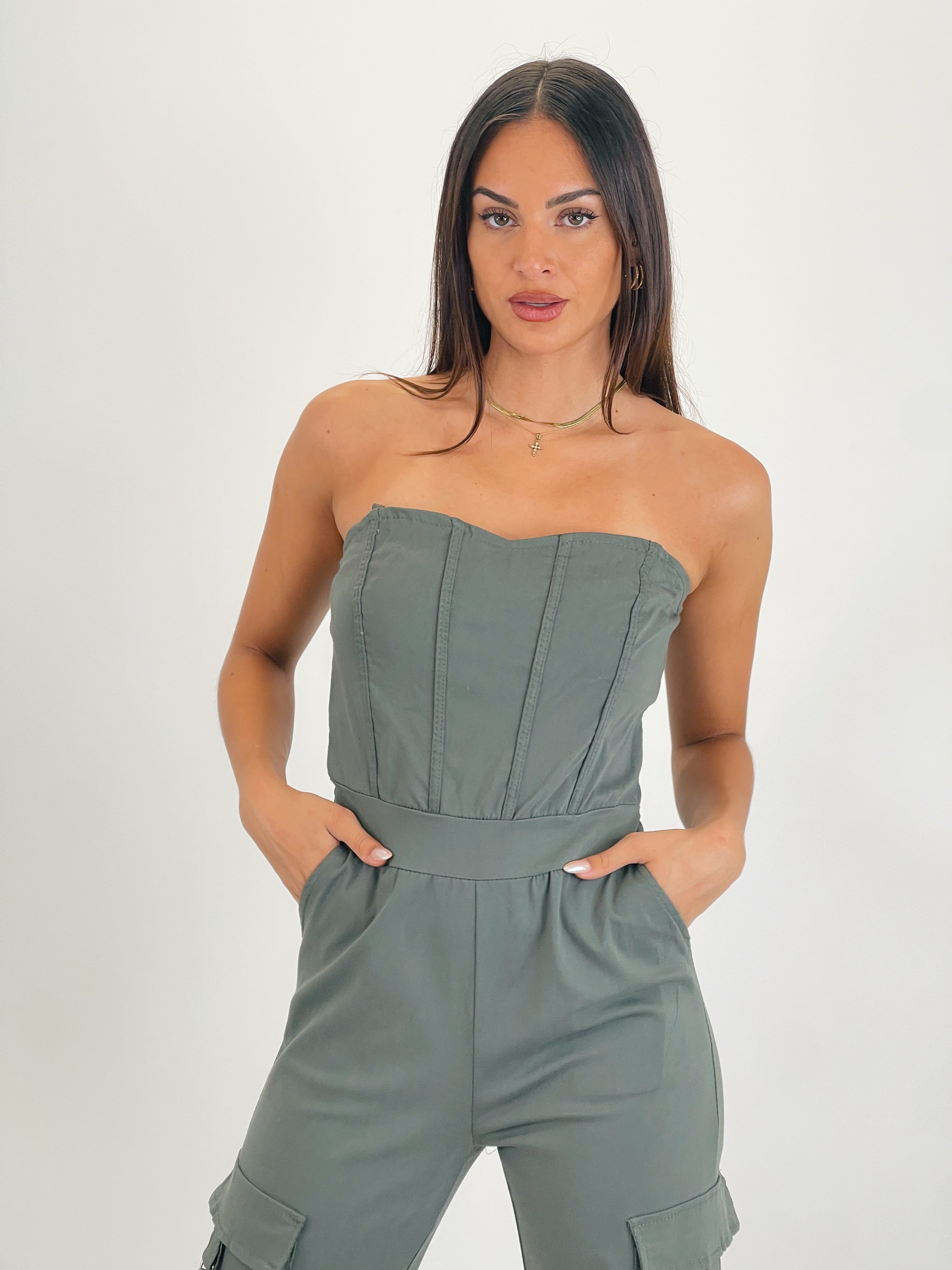 Mono corset cargo Janis