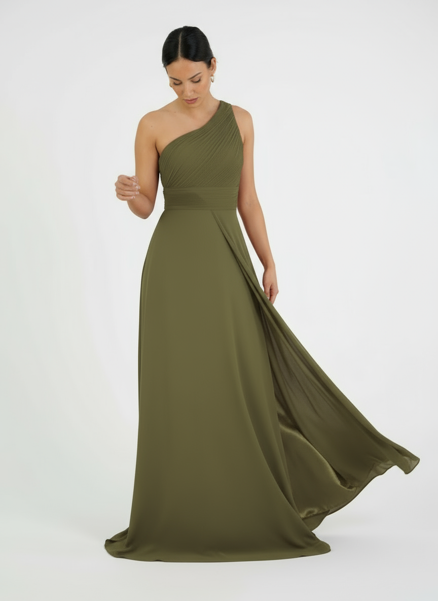 Vestido drapeado romano Julia