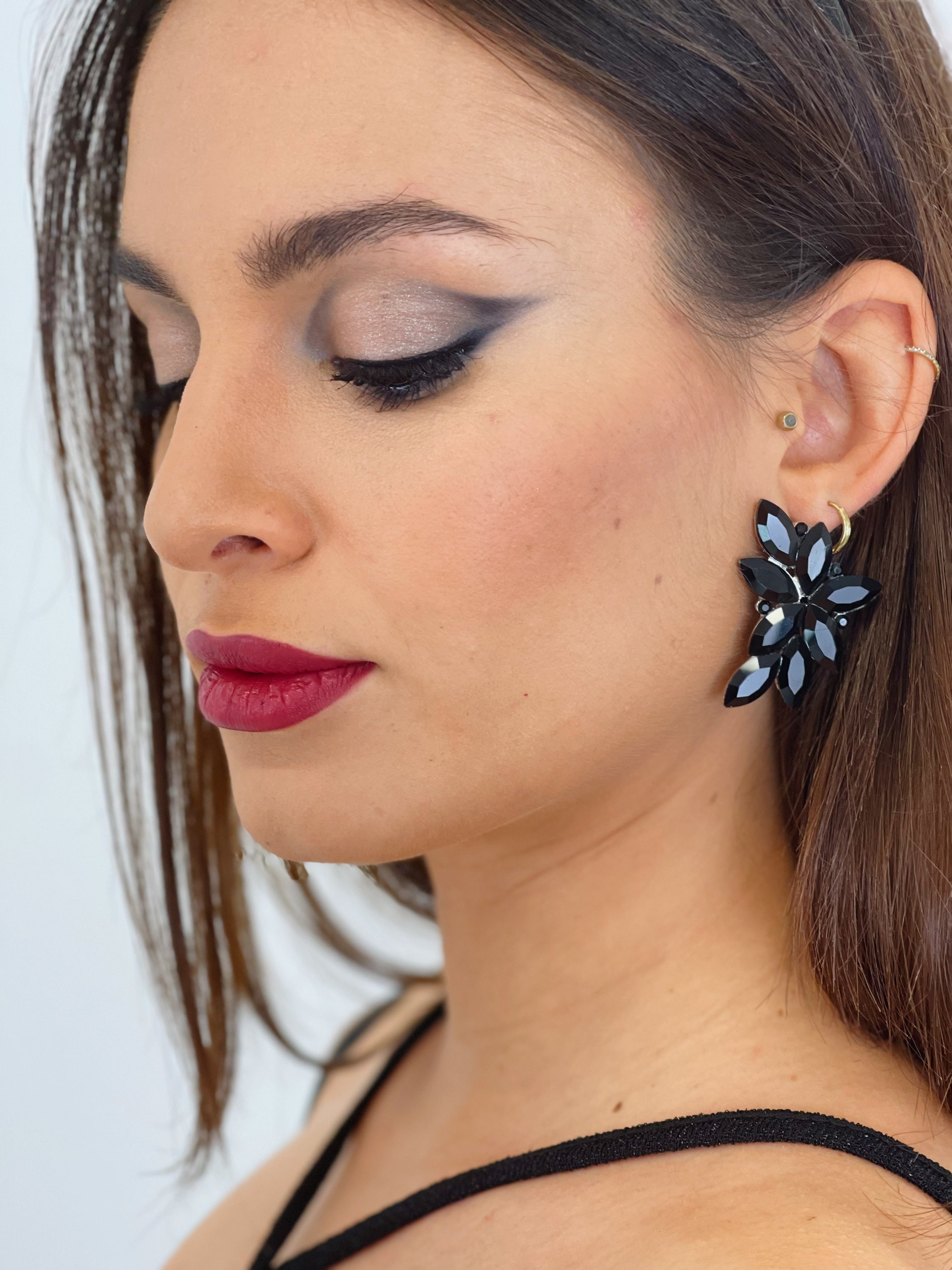 Frost crystal earring