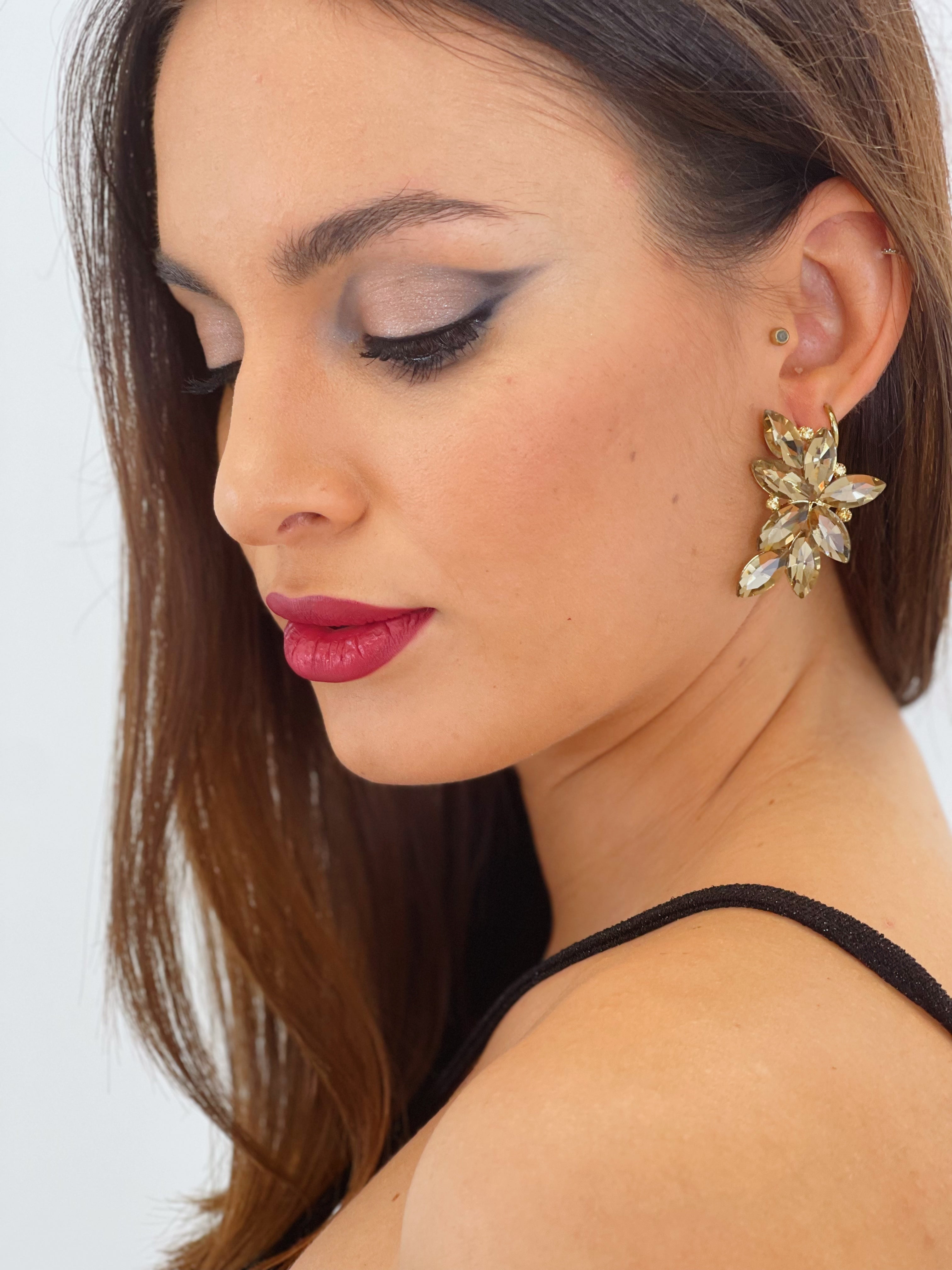 Frost crystal earring