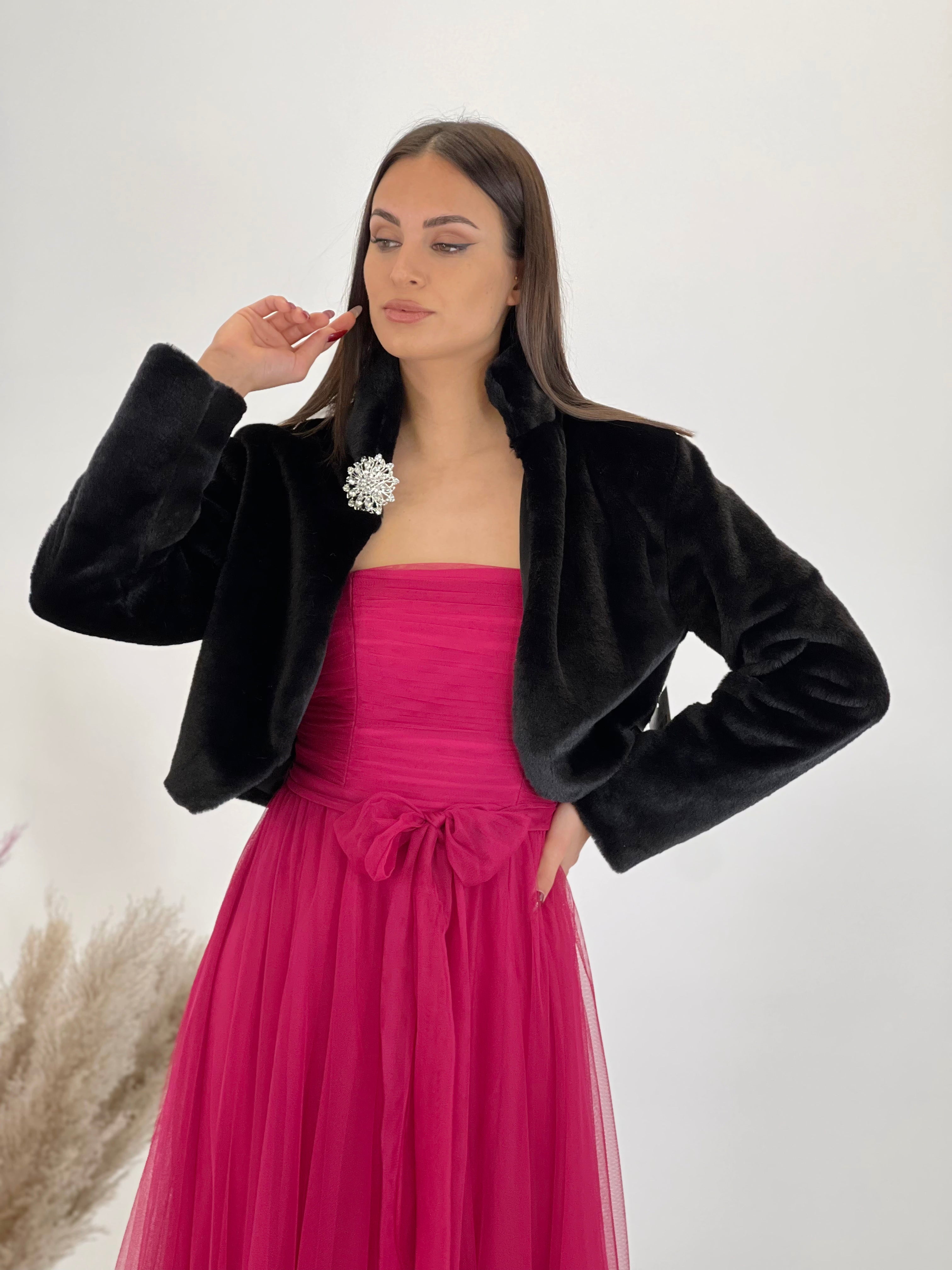 Vestido tul largo Valeria