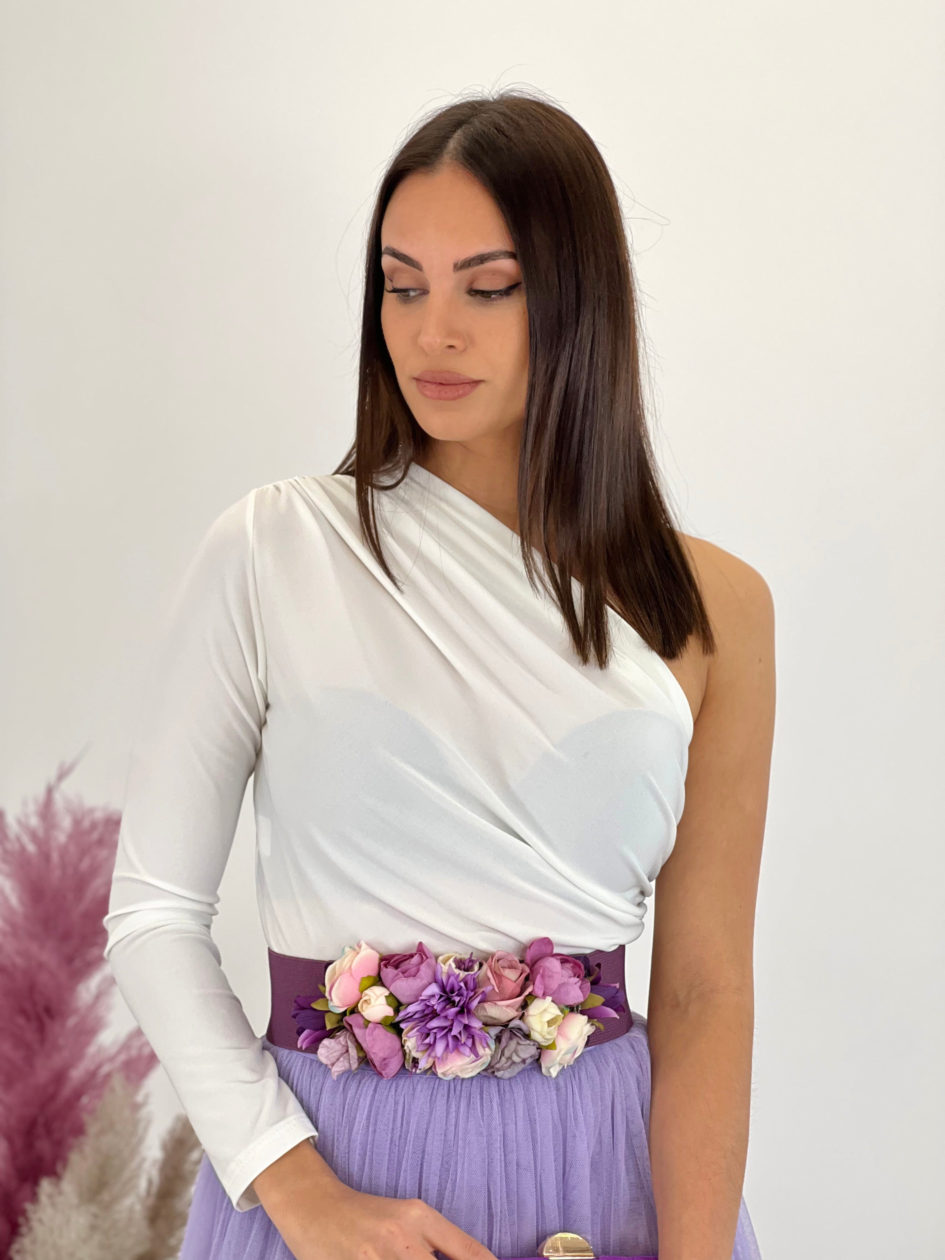 Body asimétrico frunces