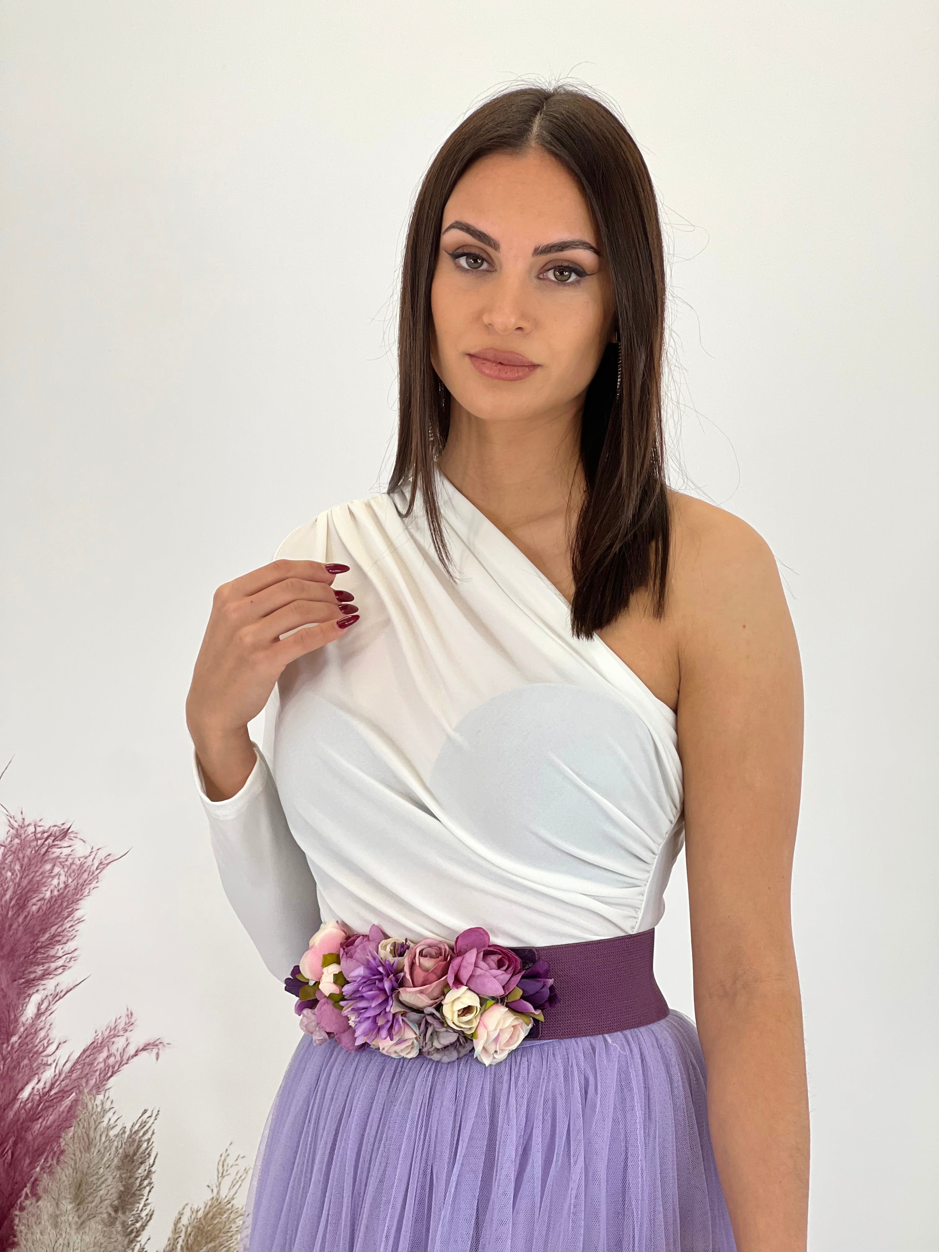 Body asimétrico frunces