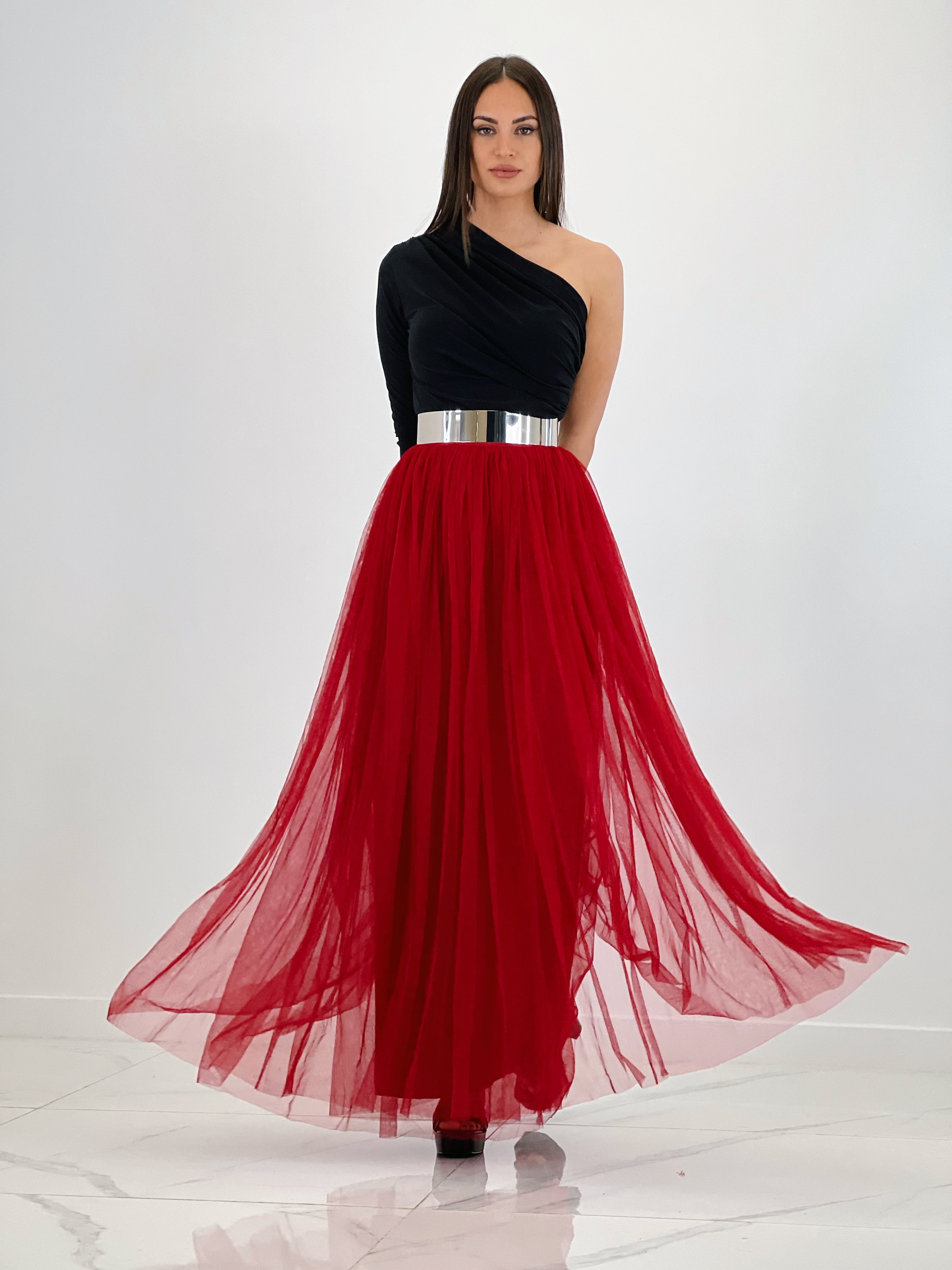 Body asimétrico frunces