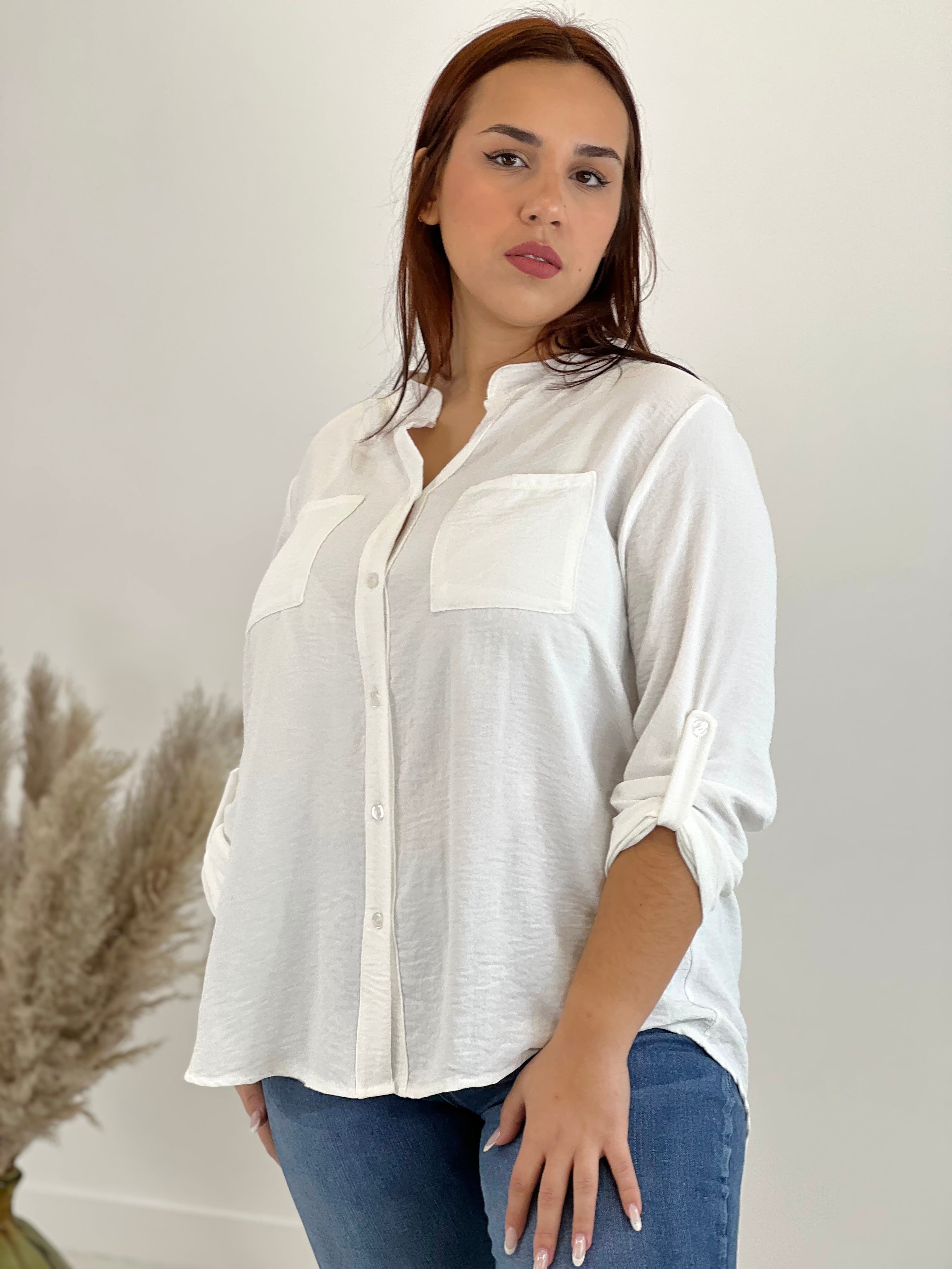 Blusa Bolsillos