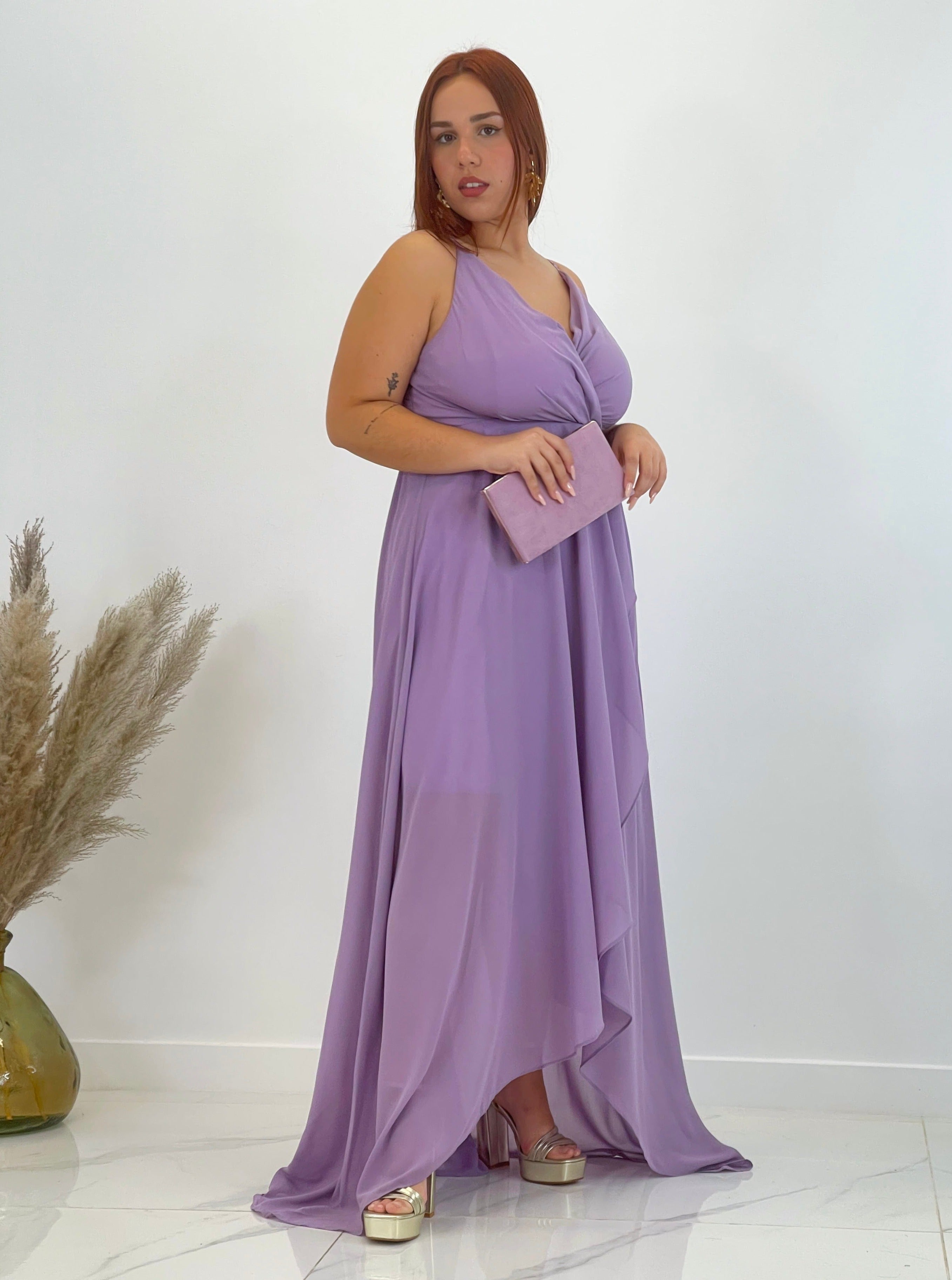 Vestido drapeado Flex Plus Size