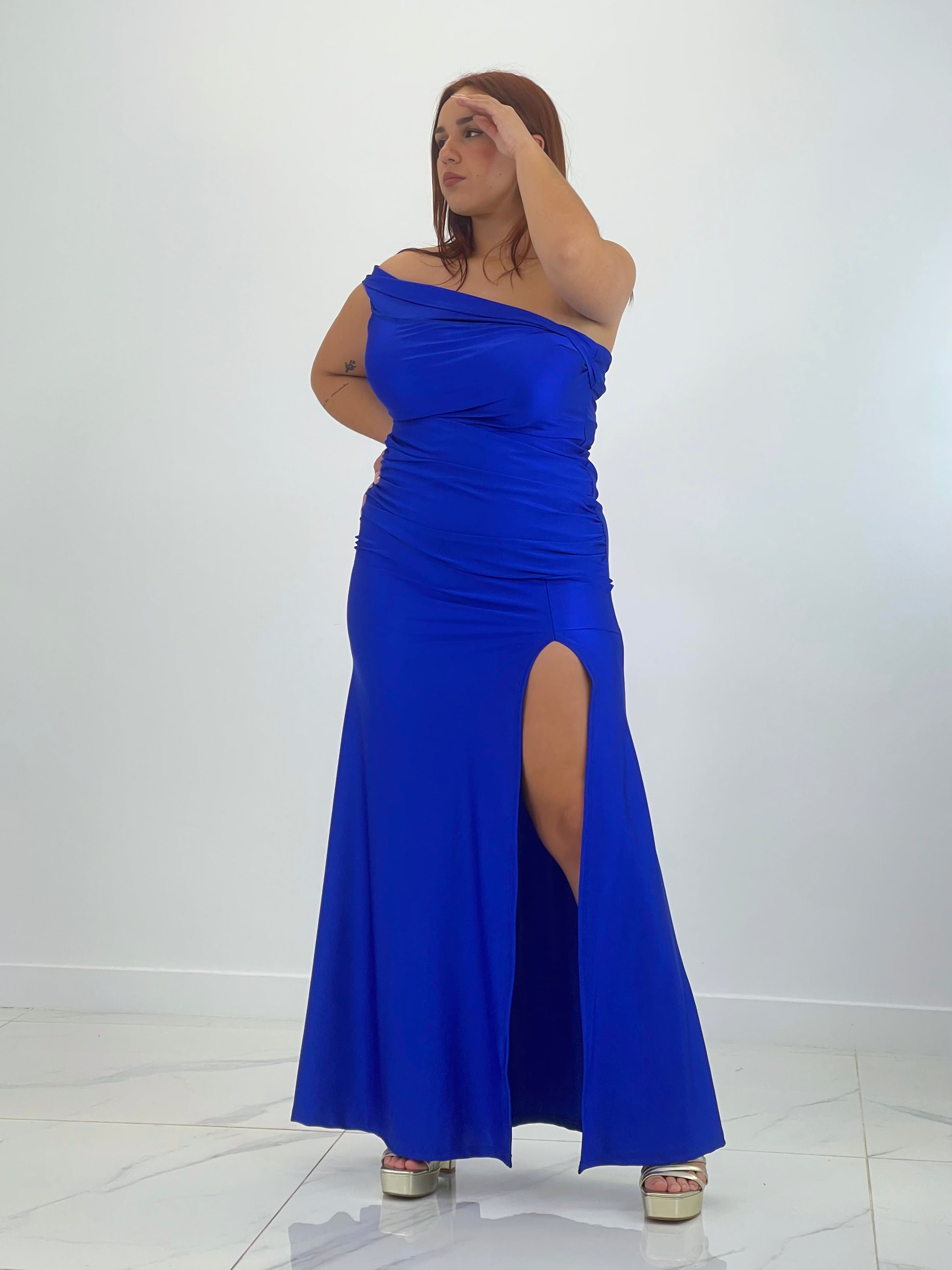 Vestido satinado Grace Plus size