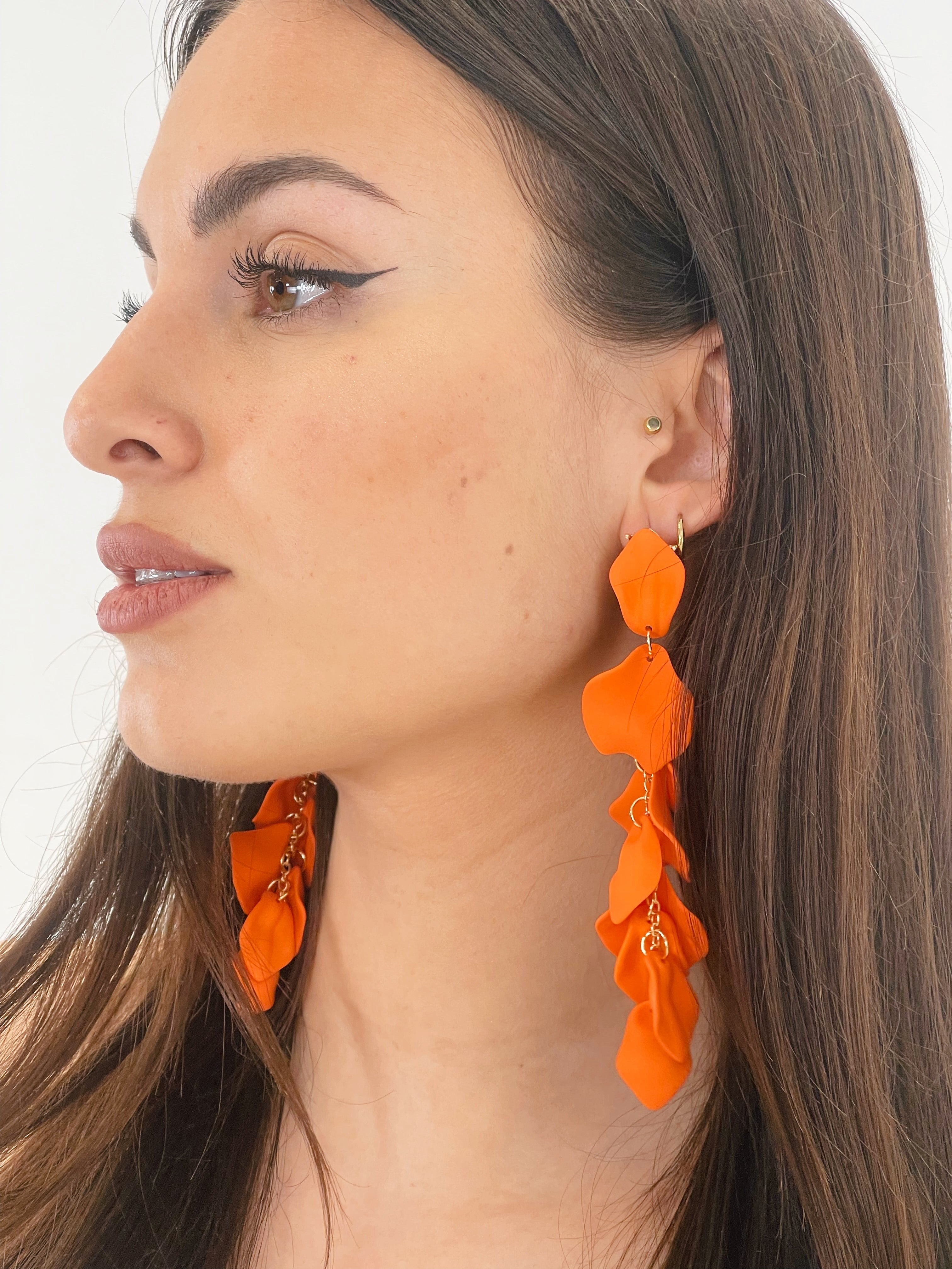 Pendientes pétalos cascada