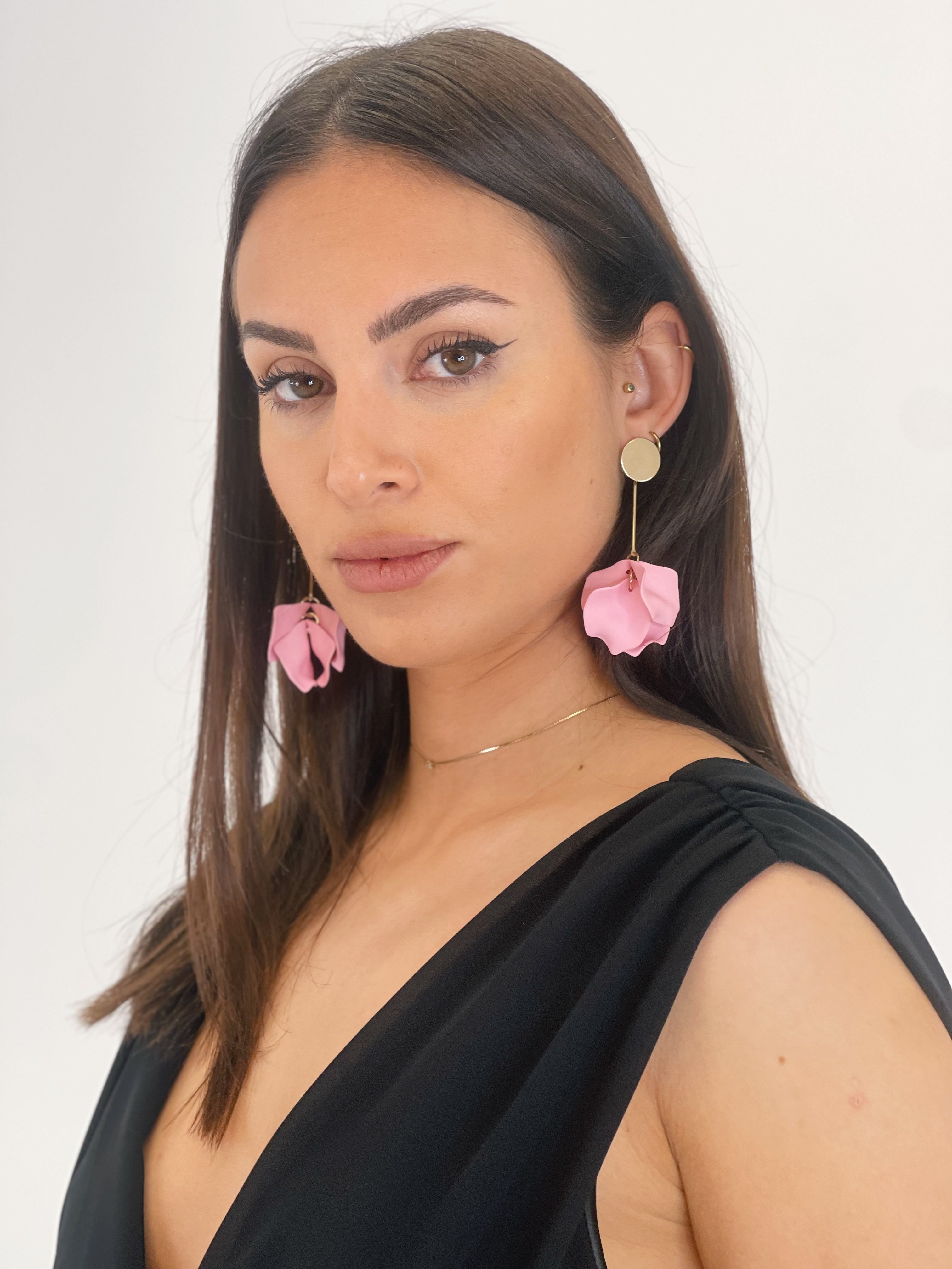 Arracades pètals ram