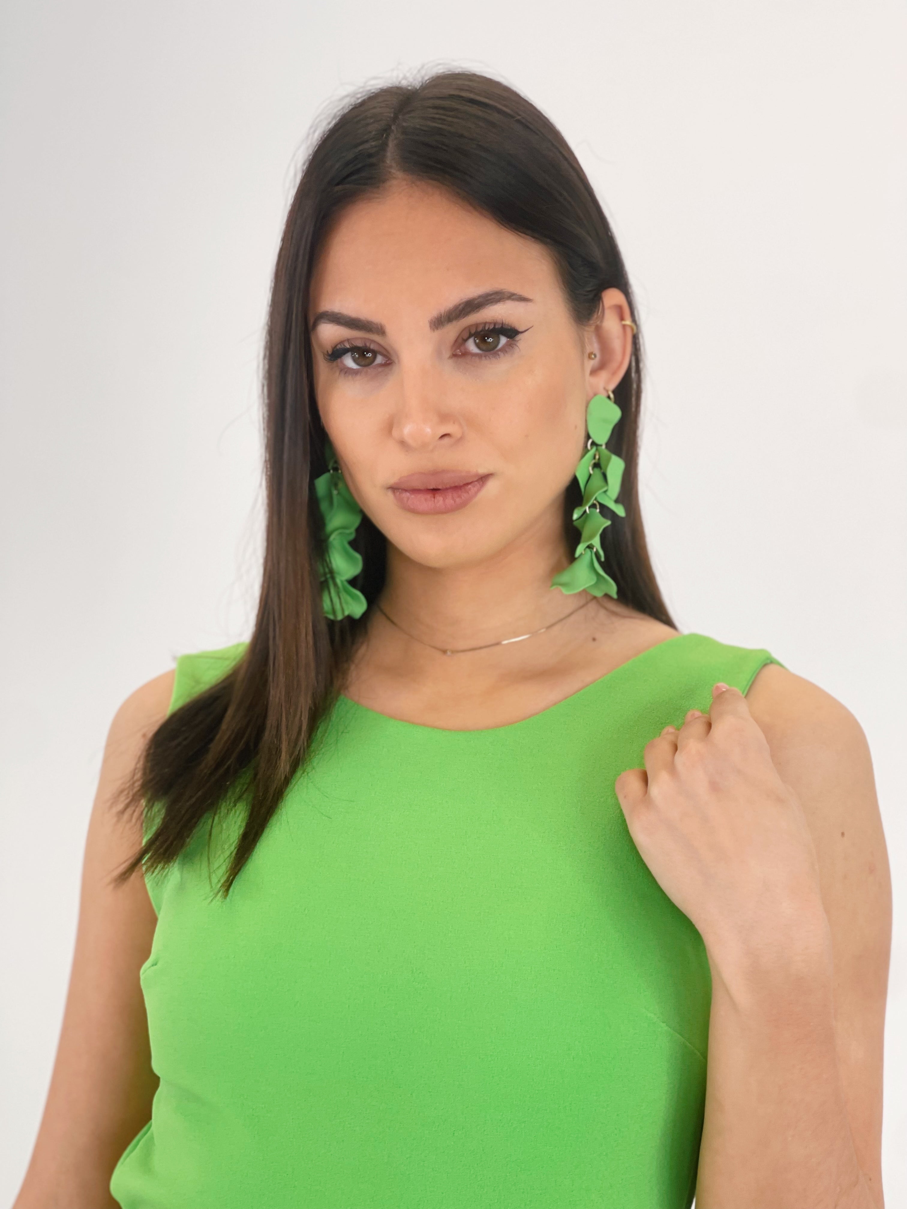 Pendientes pétalos cascada