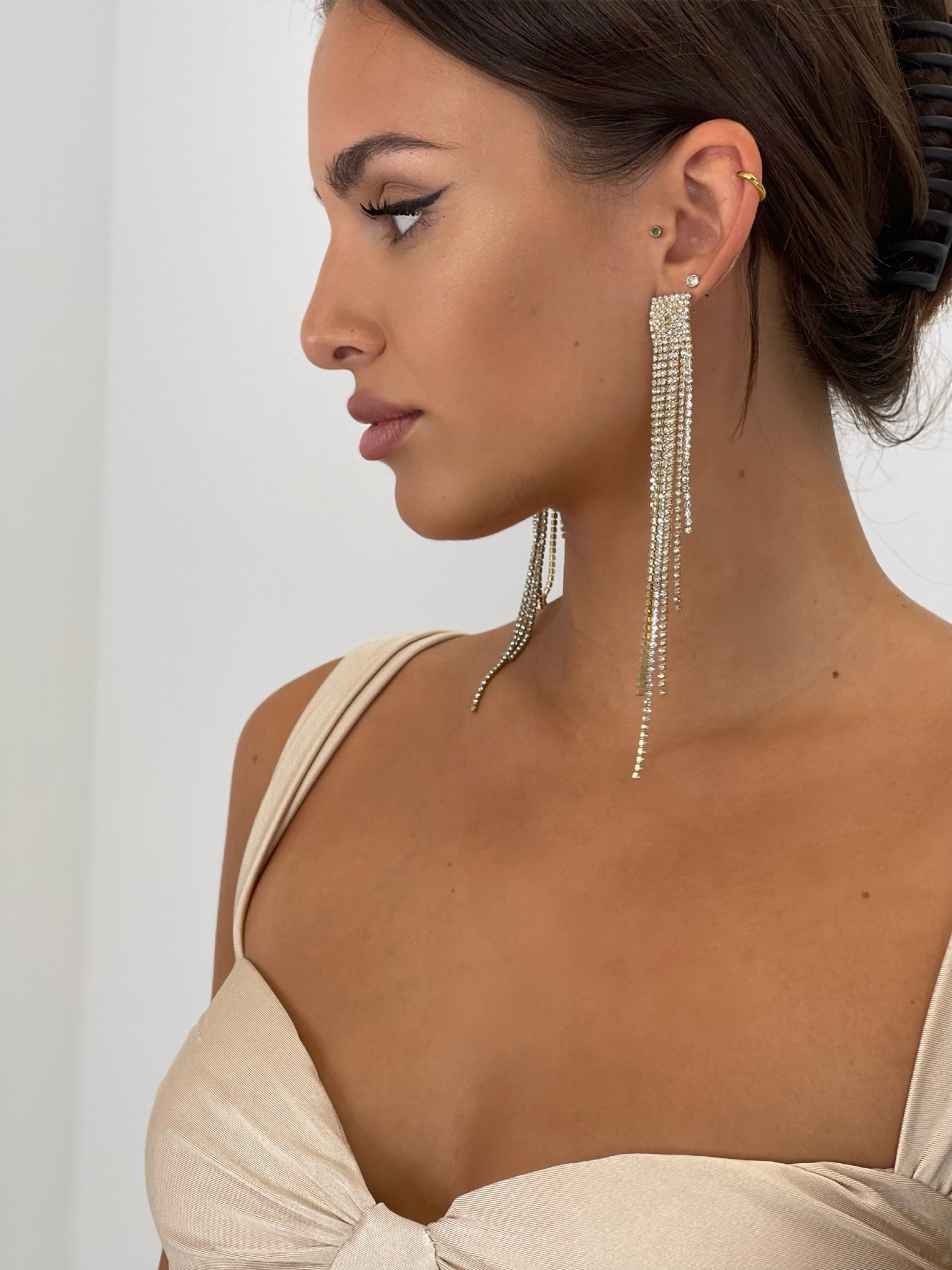 Pendientes mini cuadrado