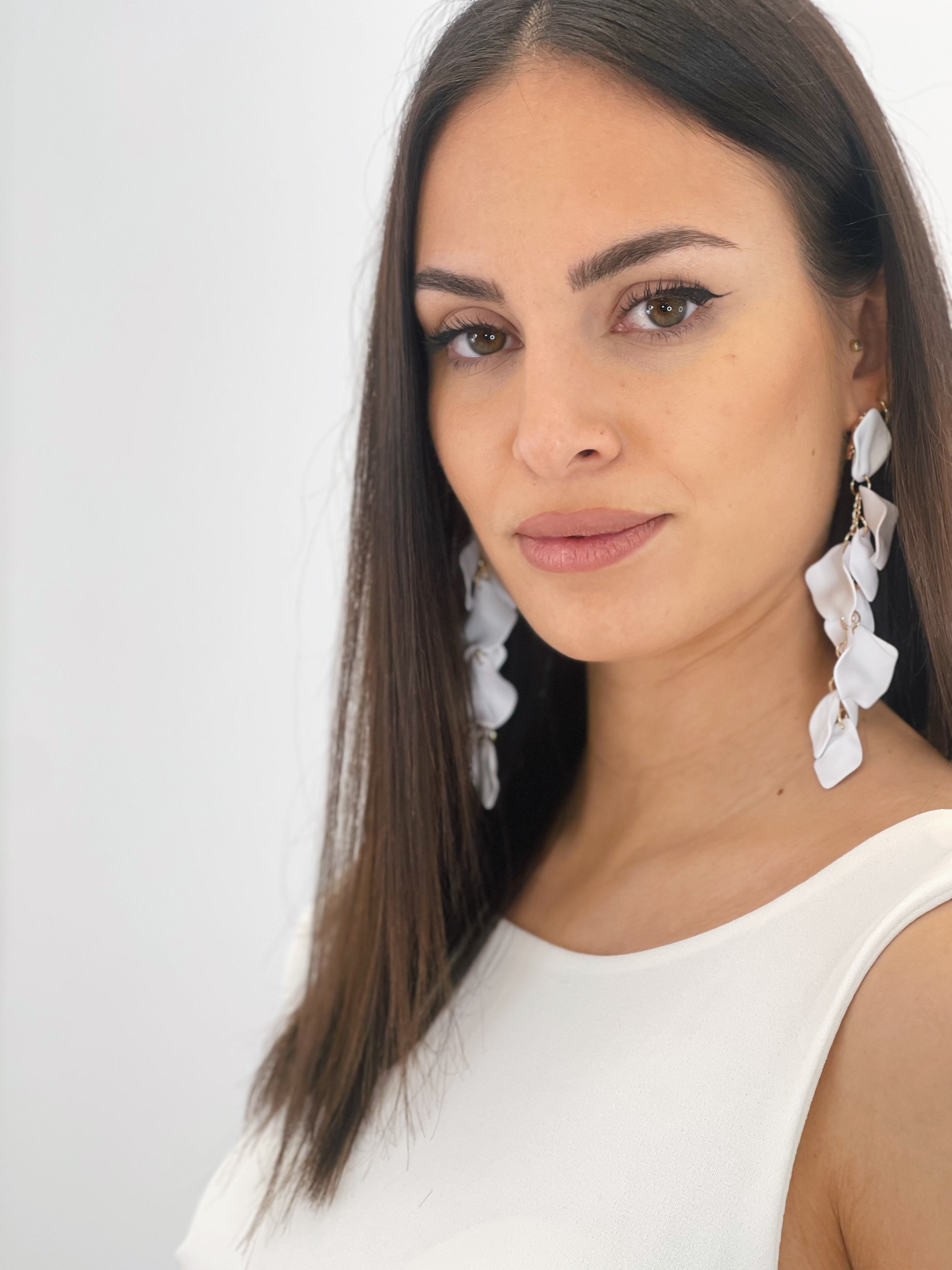 Pendientes pétalos cascada