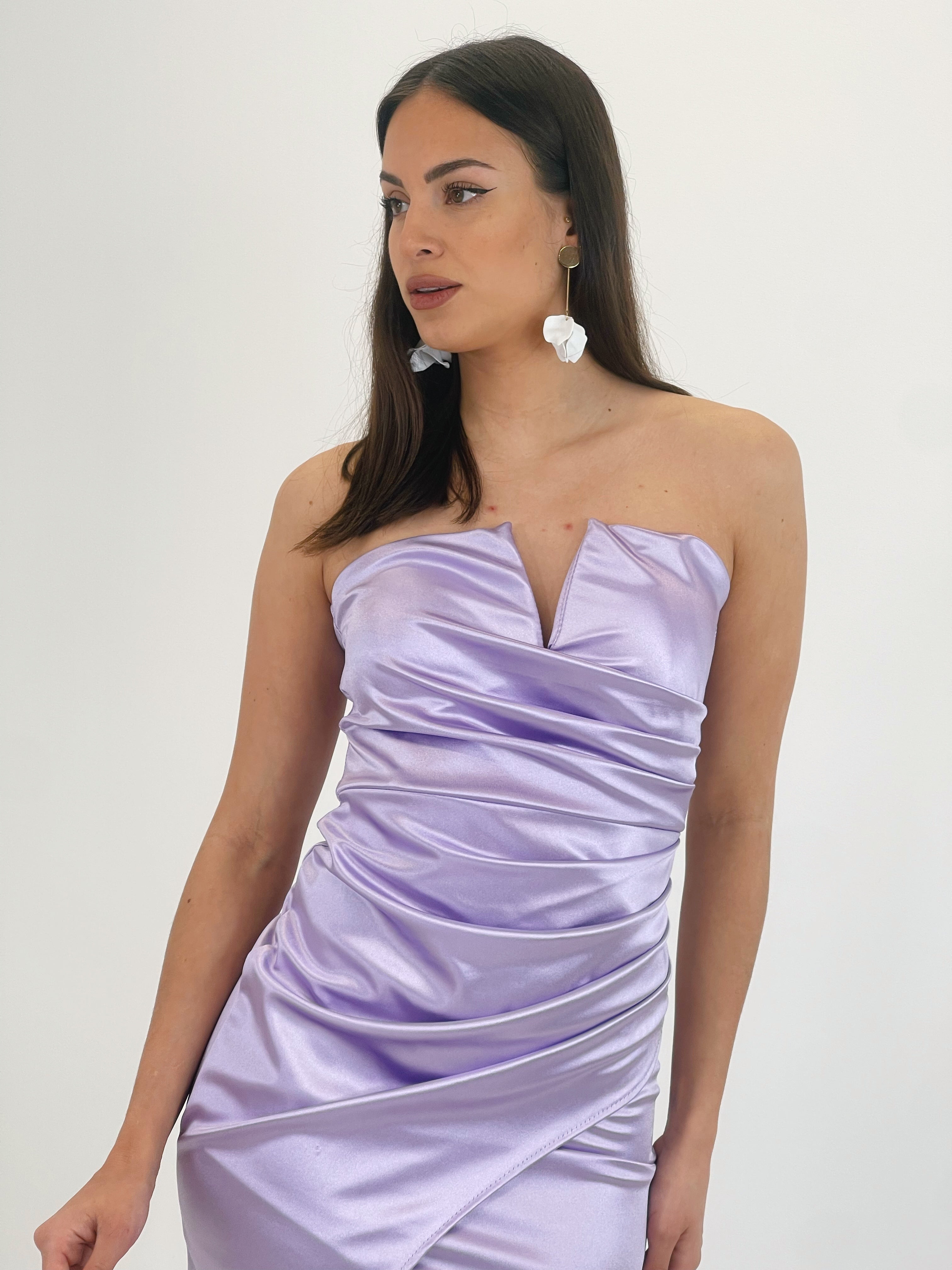 Vestido midi palabra de honor - Zebra&Maduixa®