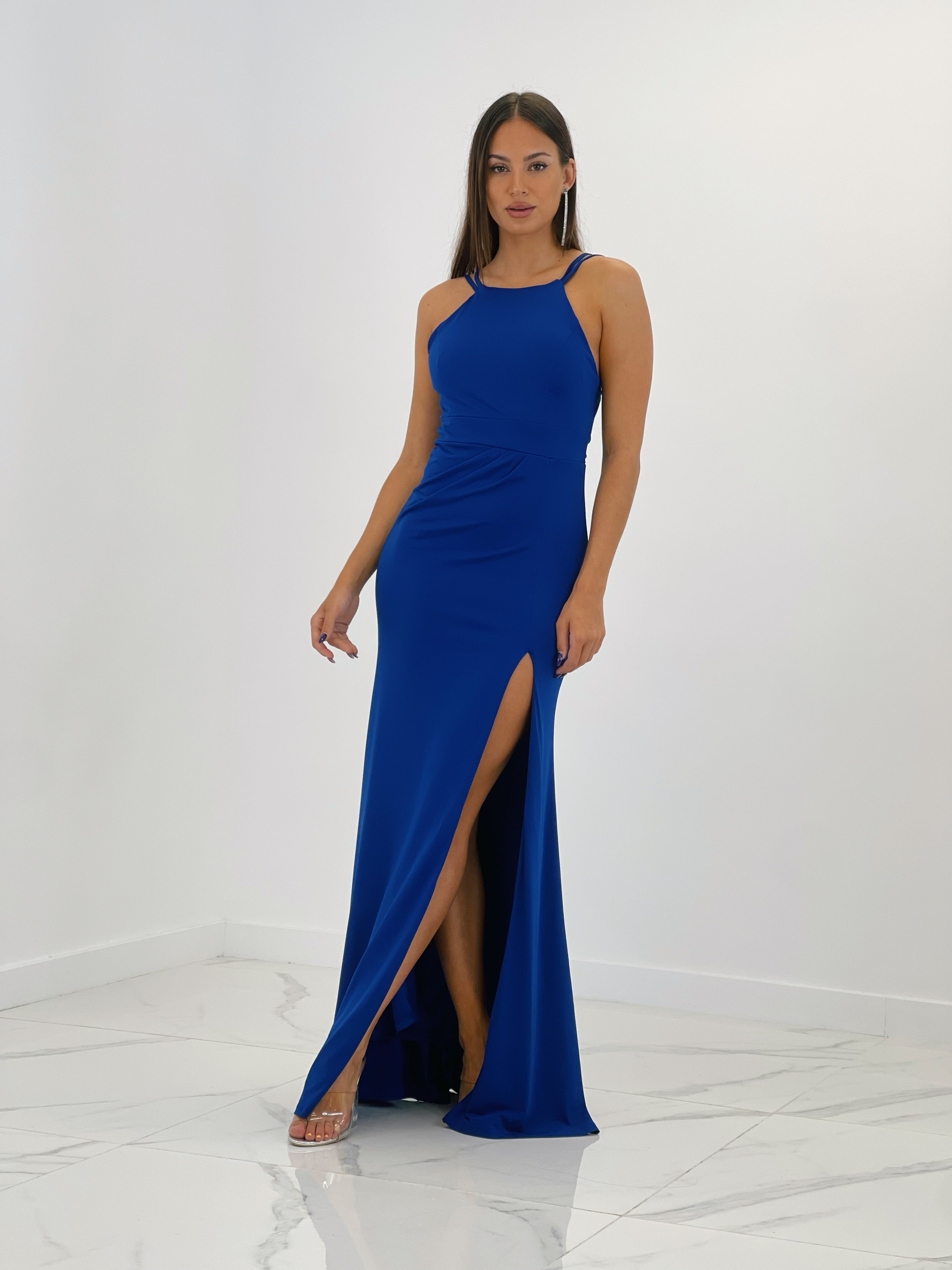 Vestido halter ceremonia Dionisia