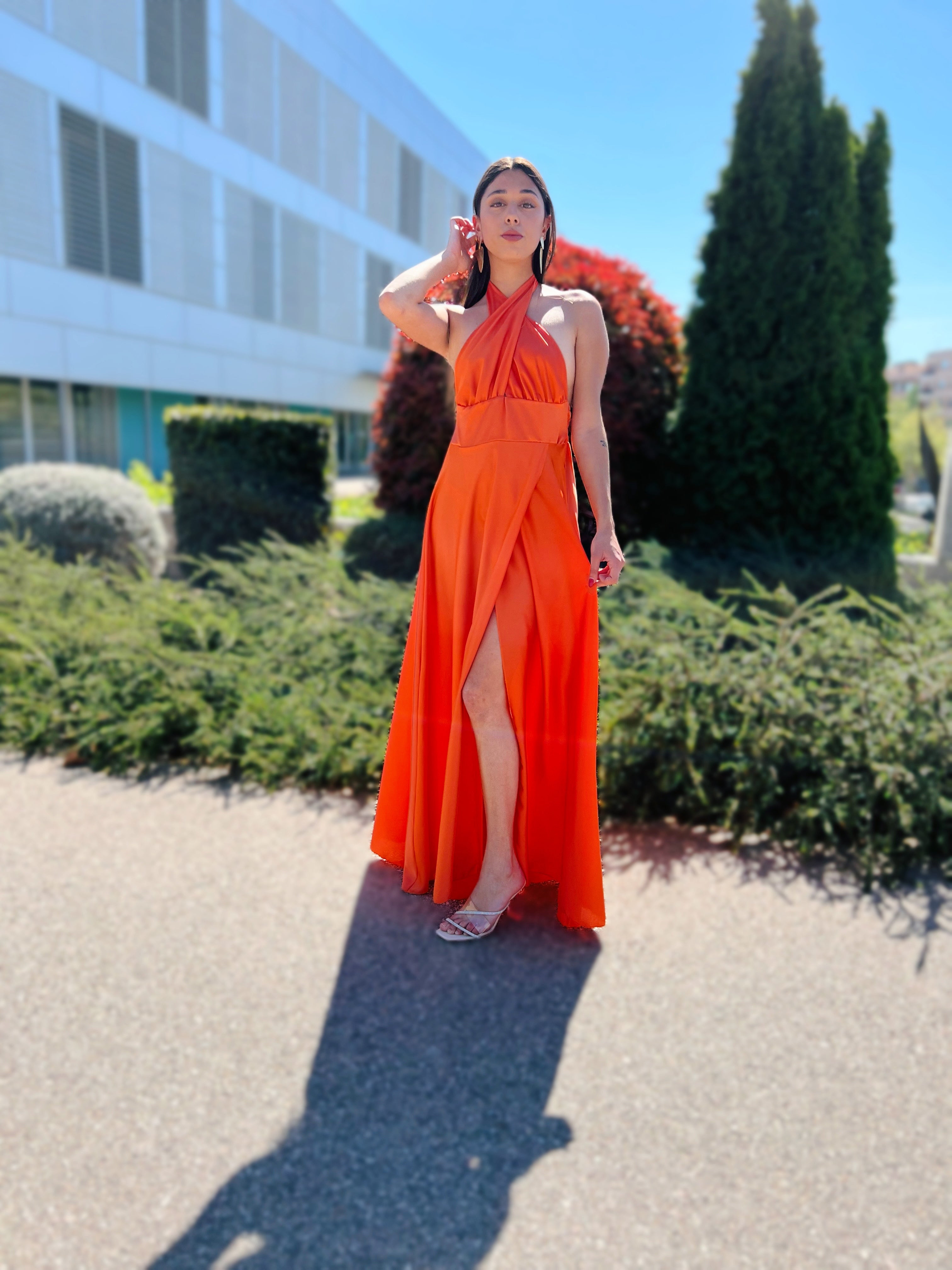 Vestido satinado multiposición - Zebra&Maduixa®